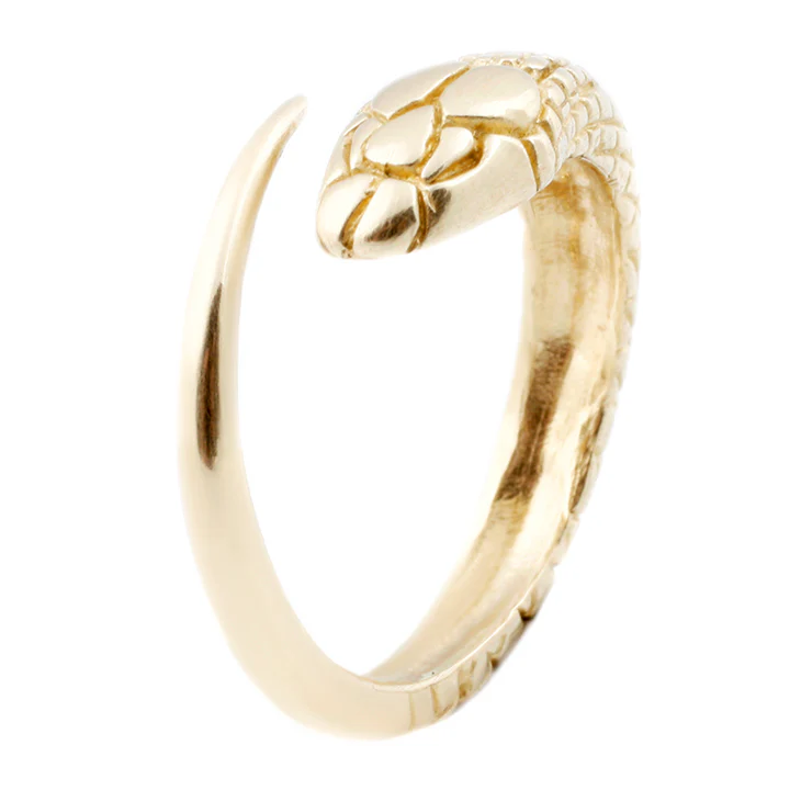 Gold Single Snake Ring - Image 3