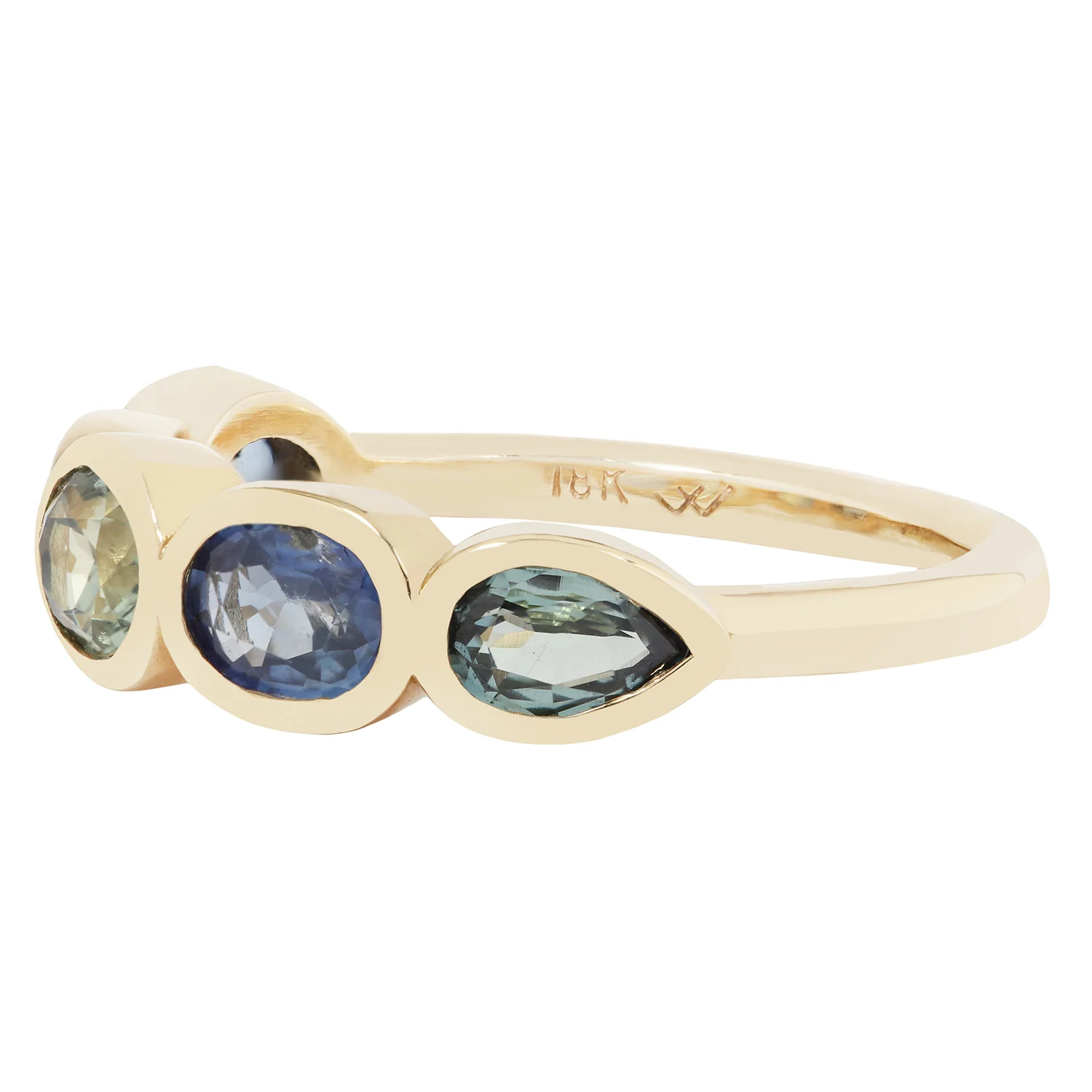 Lagoon Sapphire Stacking Band - Image 3