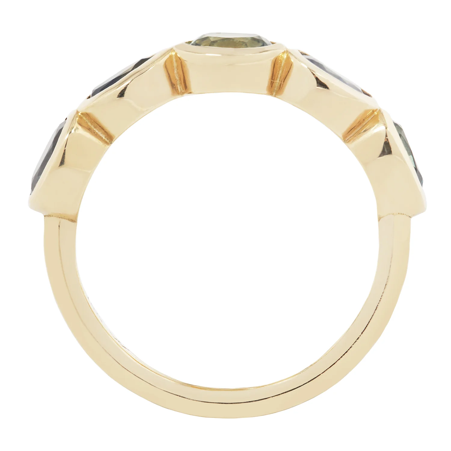 Lagoon Sapphire Stacking Band - Image 4