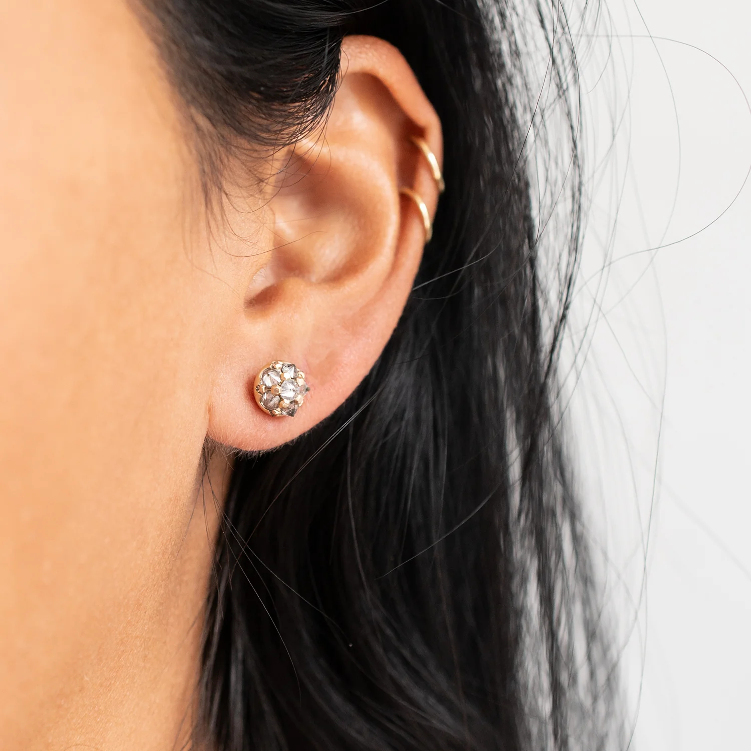 Large Diamond Uni Studs - Image 2