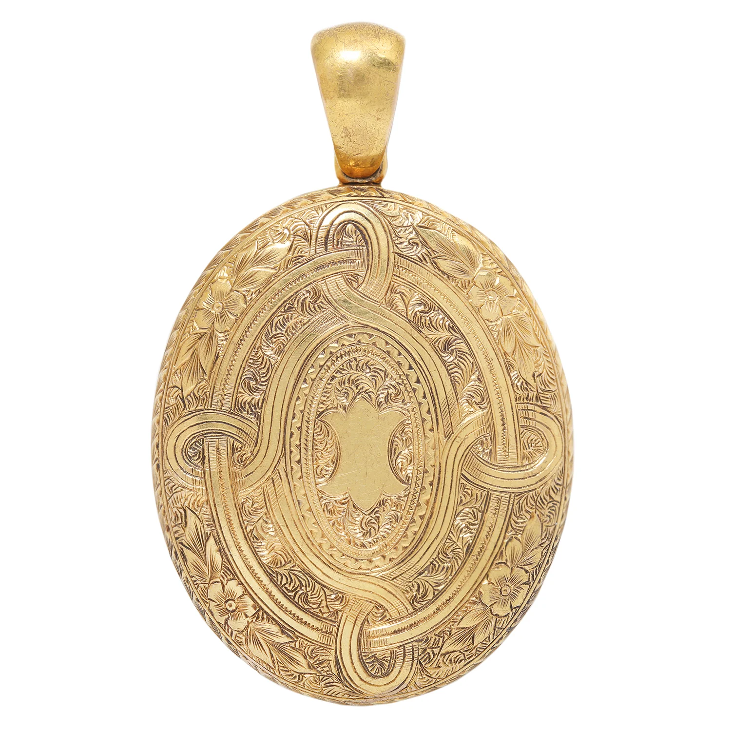 Large Engraved Tapestry Locket - Image 4