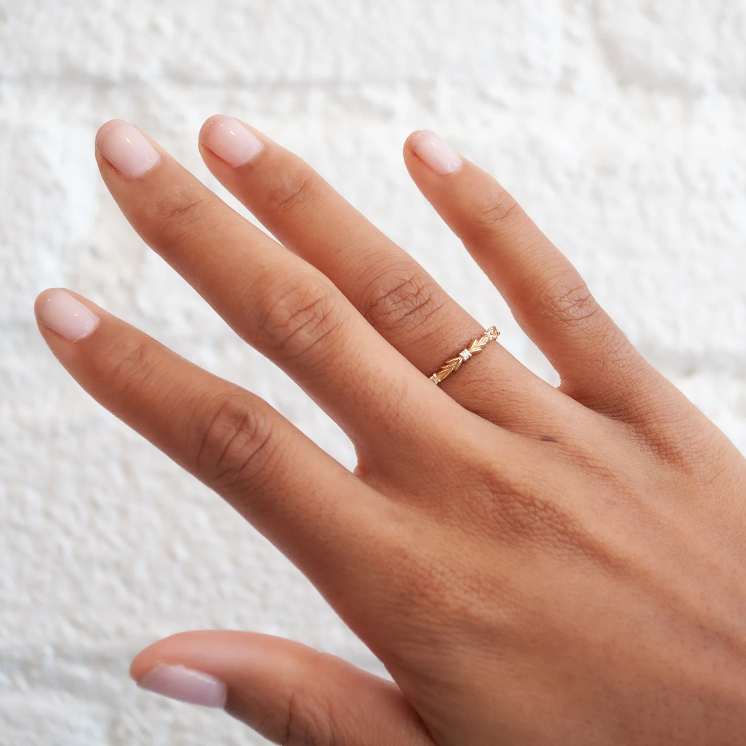 Laurel Wreath Topper Ring - Image 2