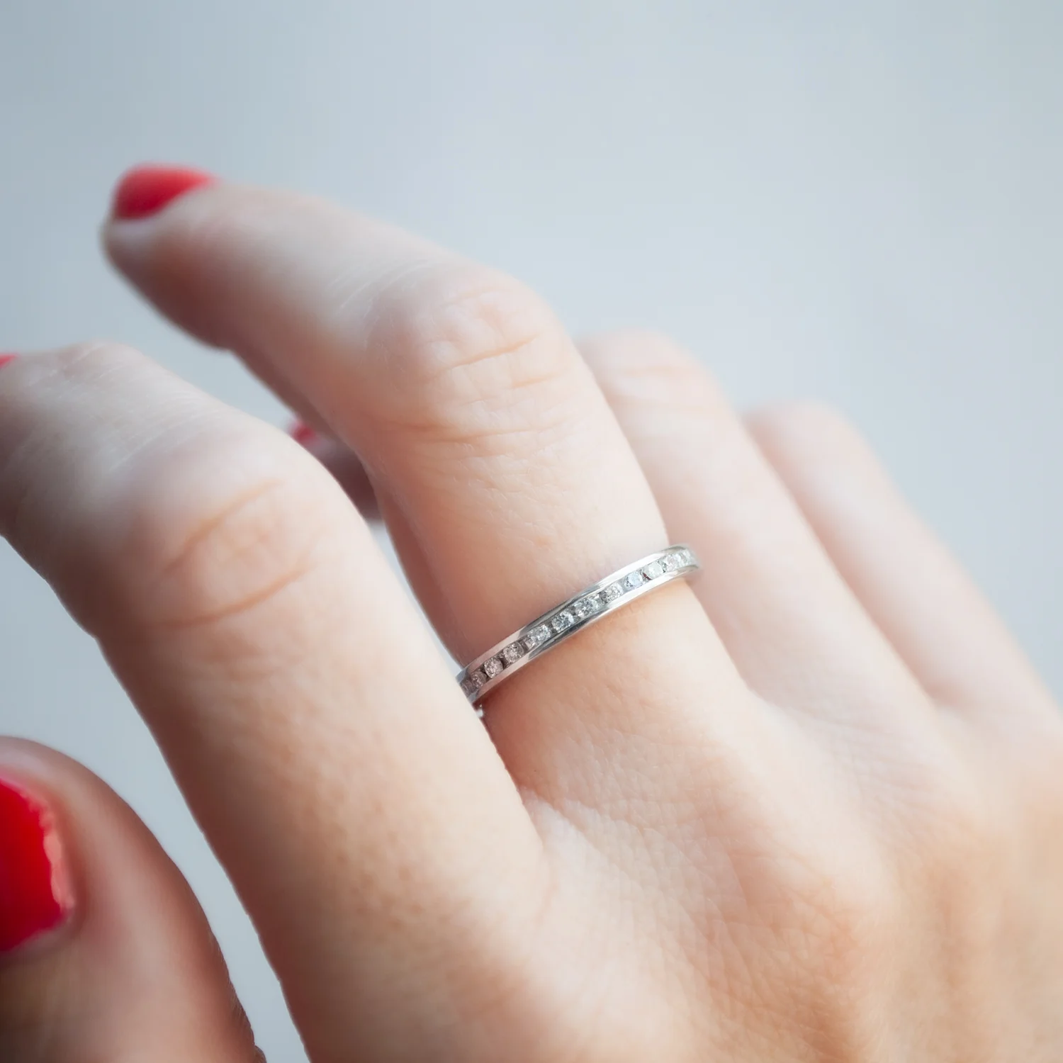 Leo Diamond Eternity Band - Image 2