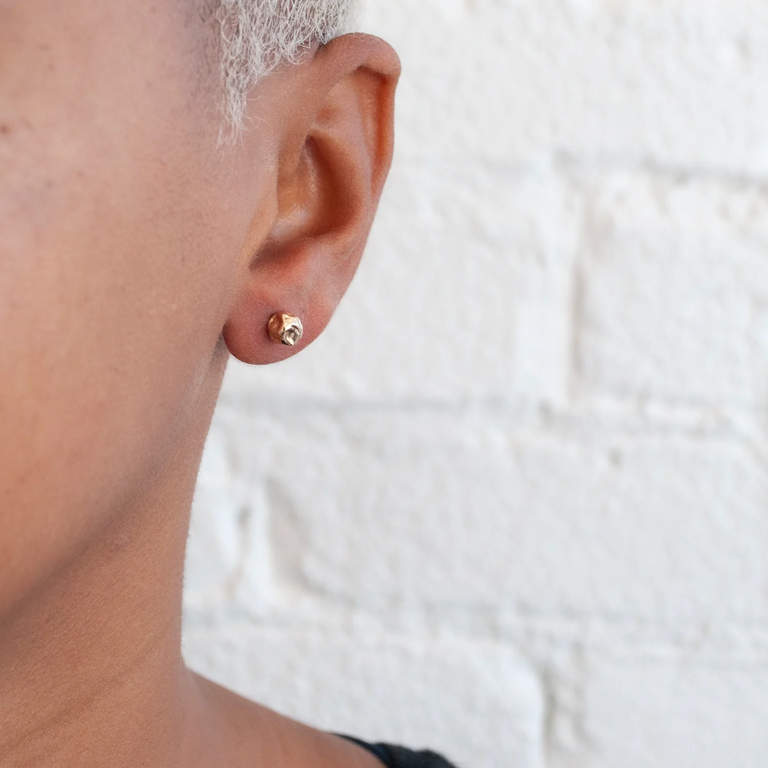LI Gold Crush Studs - Image 2
