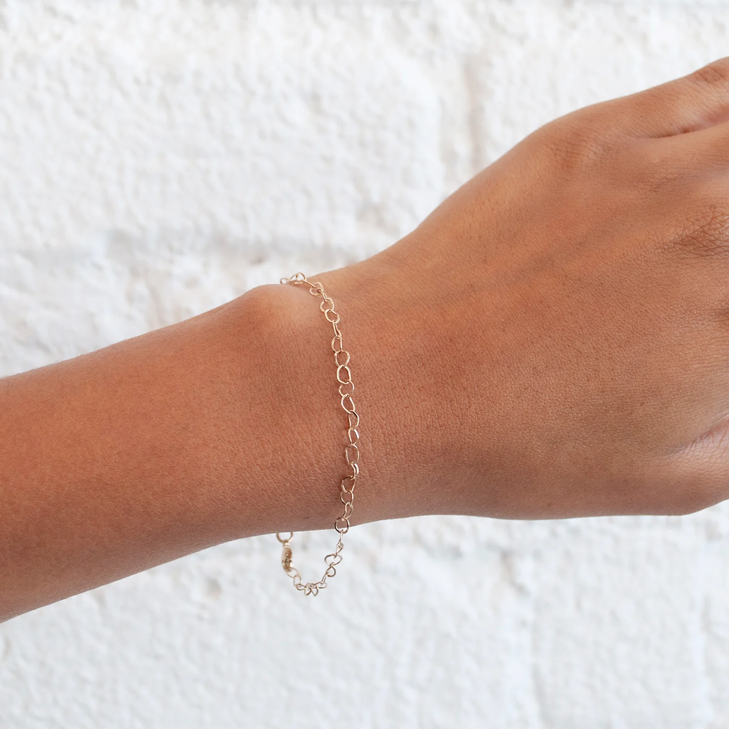 LI Small Forged Gold Link Bracelet - Image 2