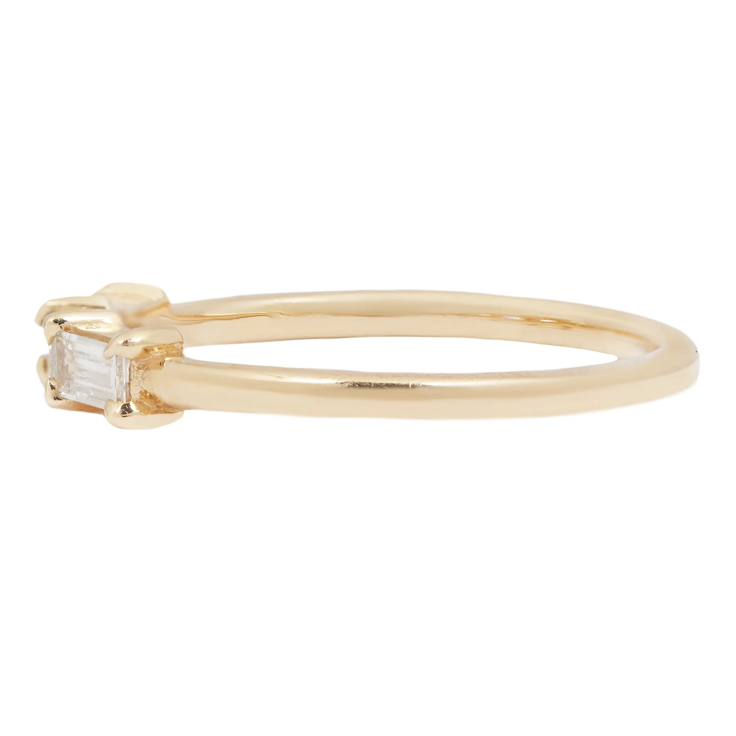 Linear Triple Baguette Ring - Image 3