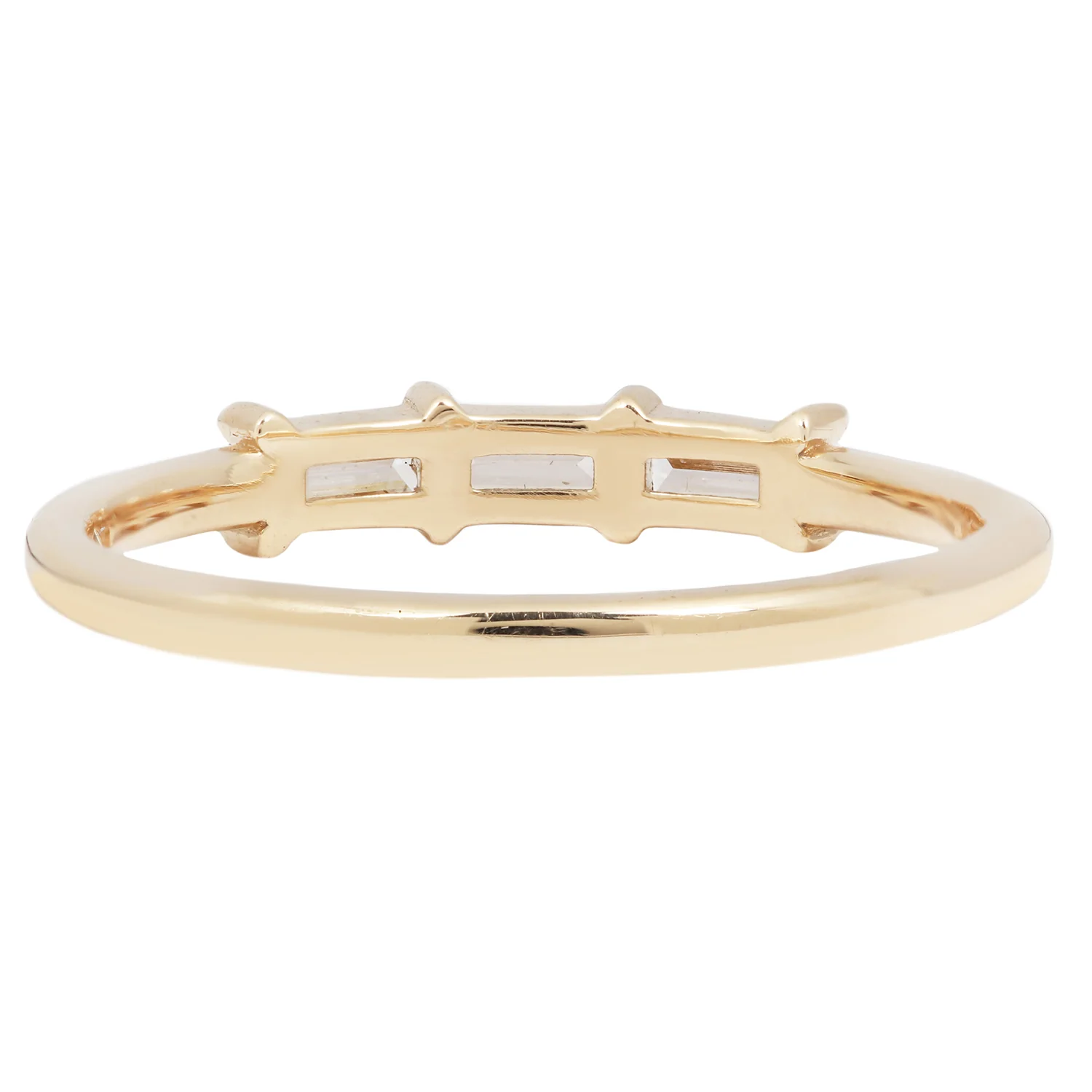 Linear Triple Baguette Ring - Image 4
