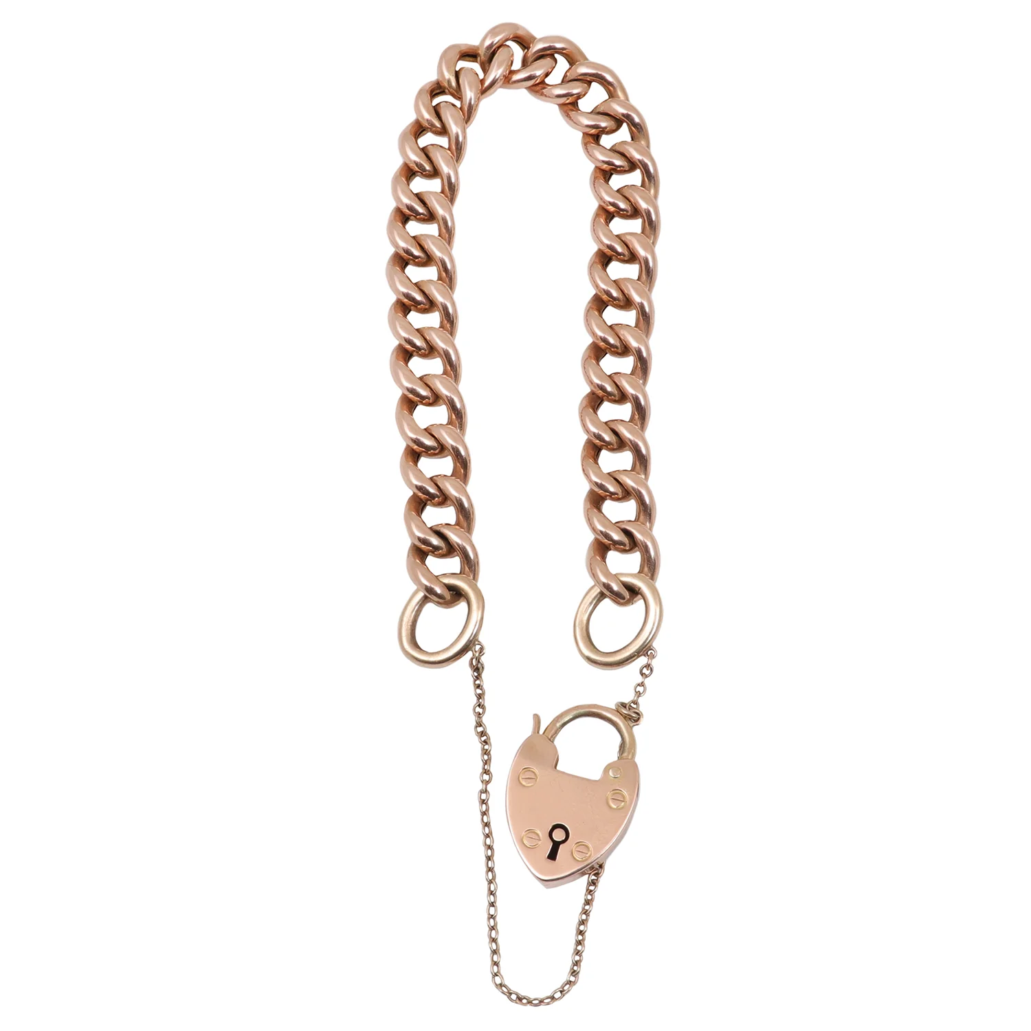 Gold Love Locket Heart Bracelet - Image 3