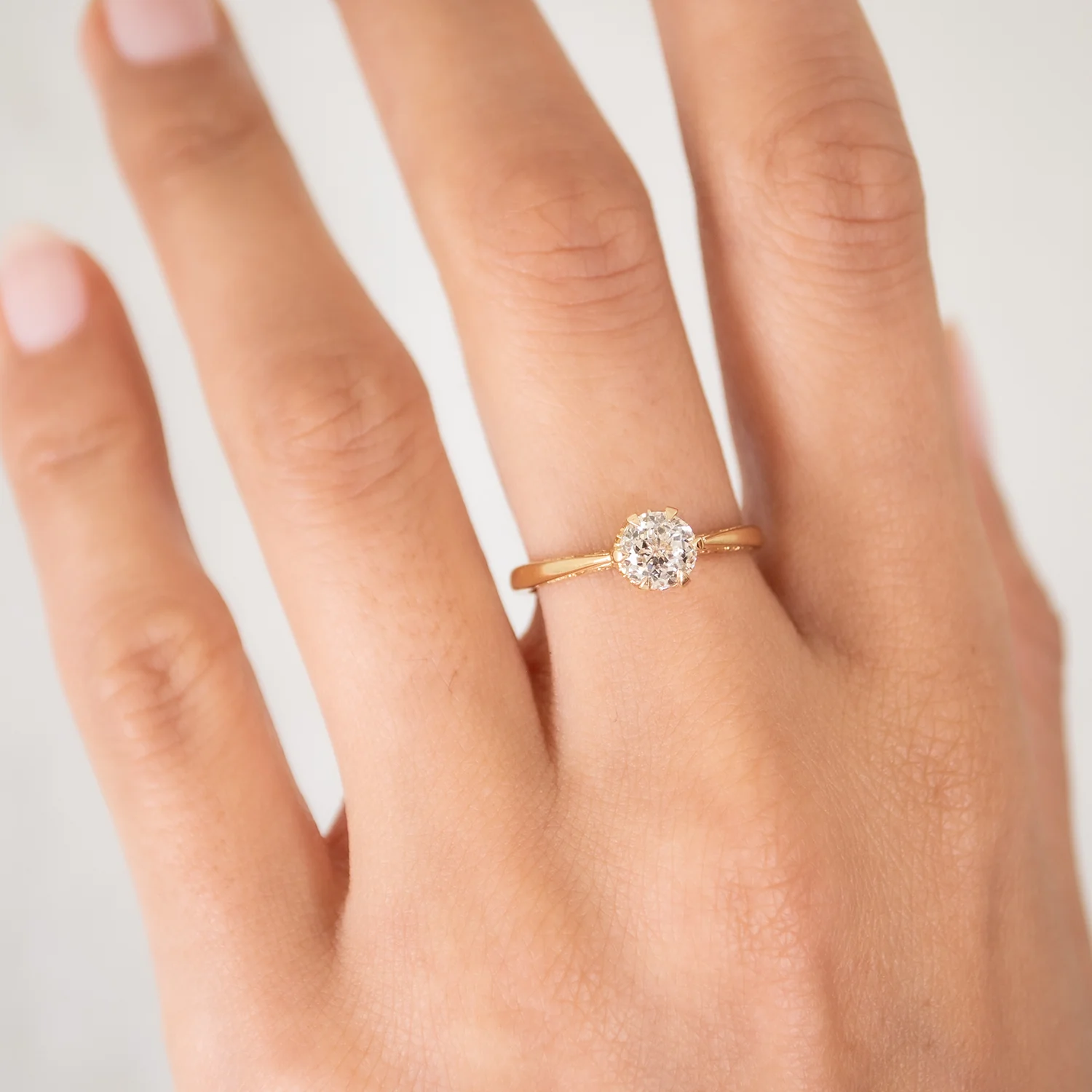 Gleaming Crown Jubilee Solitaire Ring - Image 2