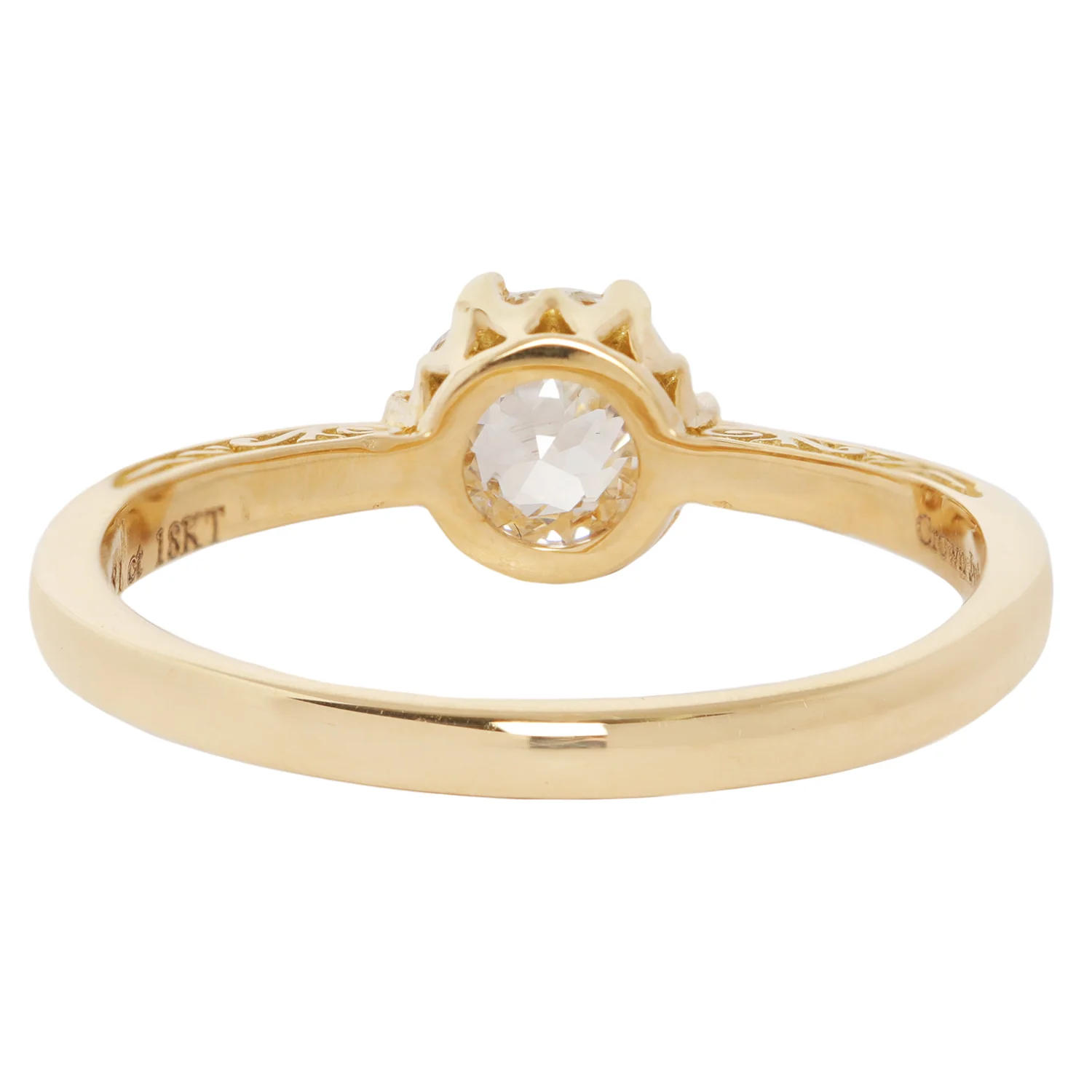 Gleaming Crown Jubilee Solitaire Ring - Image 3