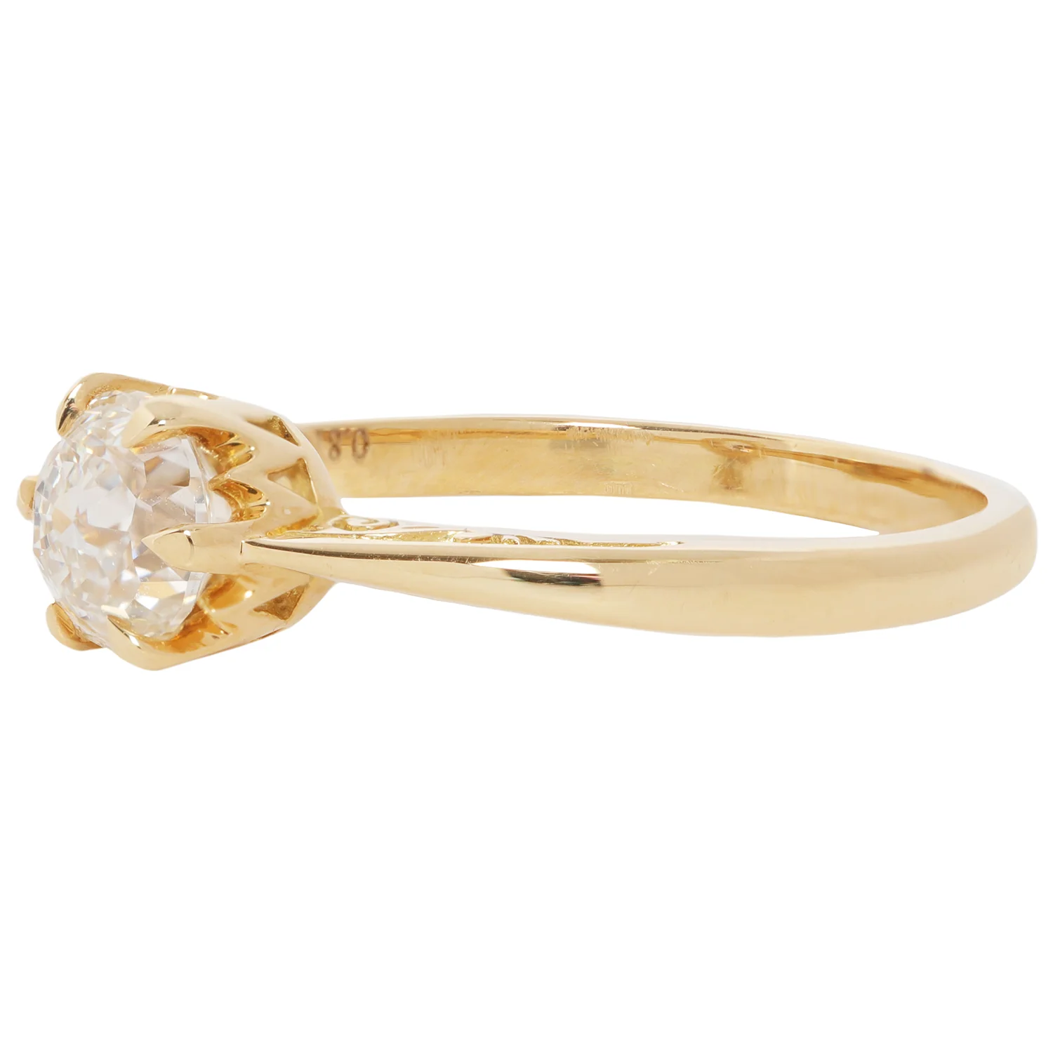 Gleaming Crown Jubilee Solitaire Ring - Image 4