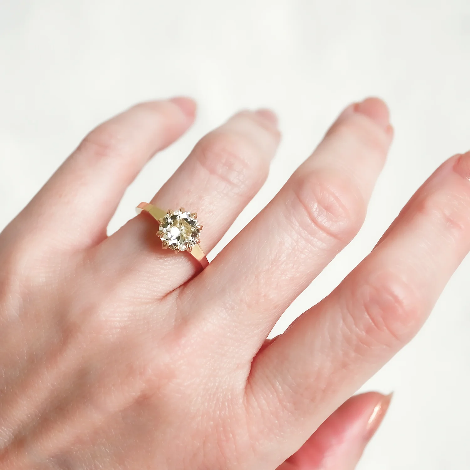 Lucent Diamond Solitaire Ring - Image 2