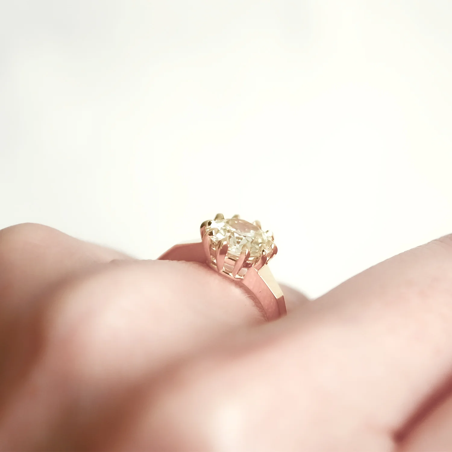 Lucent Diamond Solitaire Ring - Image 6