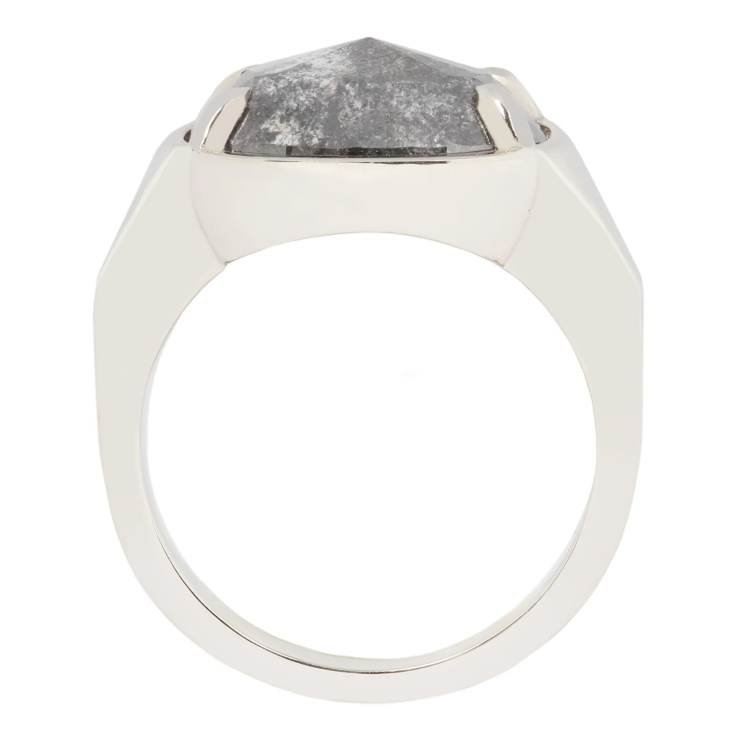 Lunar Diamond Empire Ring - Image 5