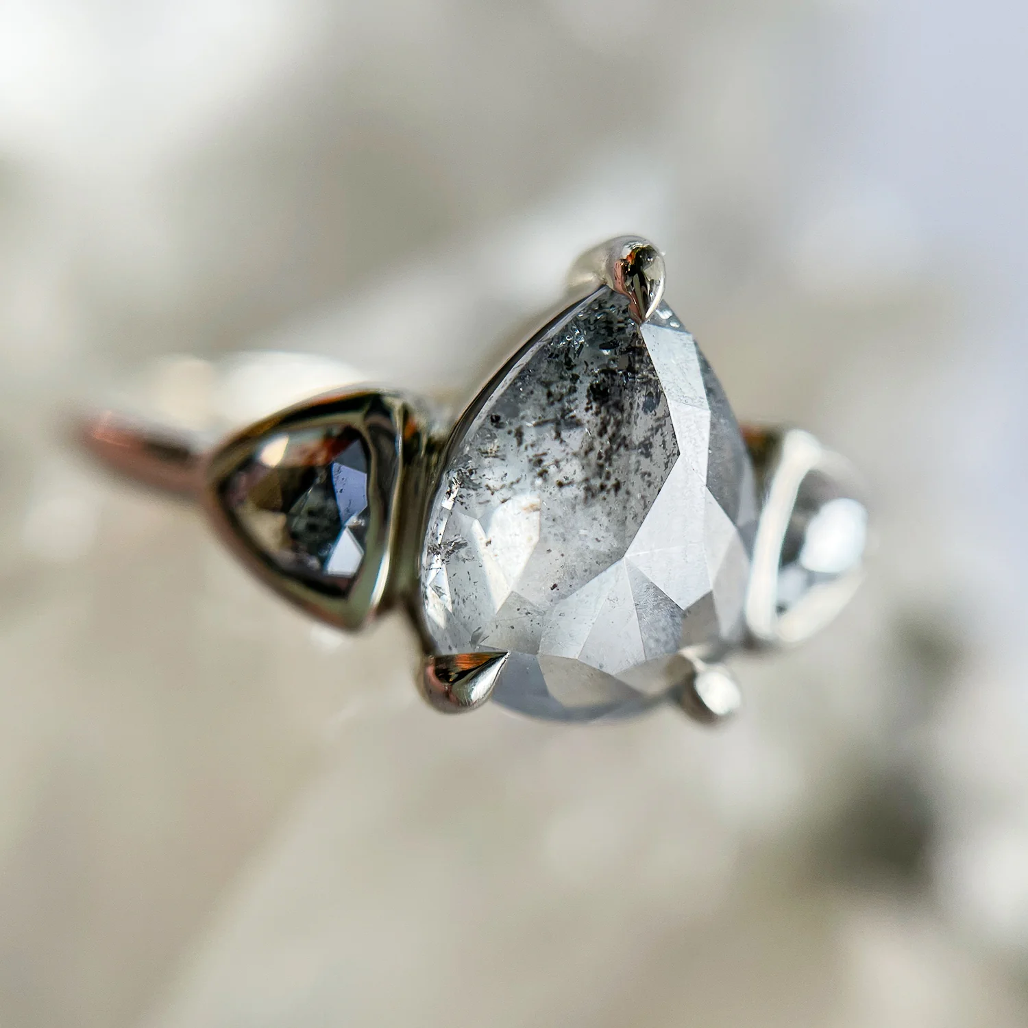 Lunar Peaks Three Diamond Ring - Image 6