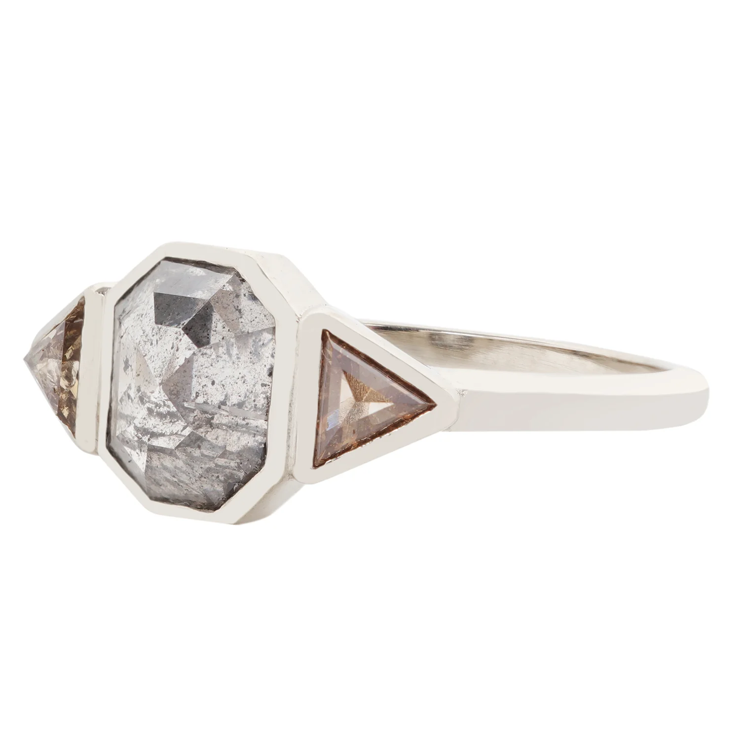 Lunar Trio Diamond Ring - Image 3