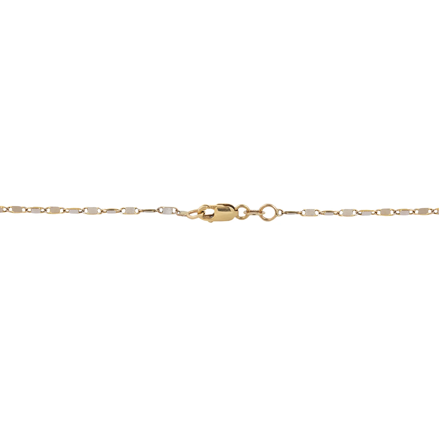 Blue Sapphire Slice Necklace - Image 2