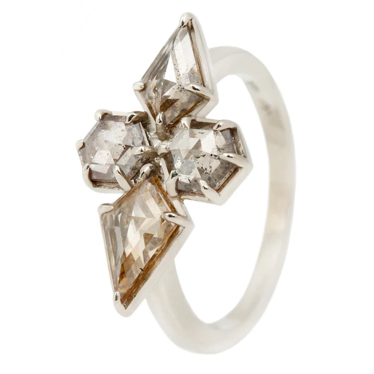 Flying Four Diamond Ring - Image 4