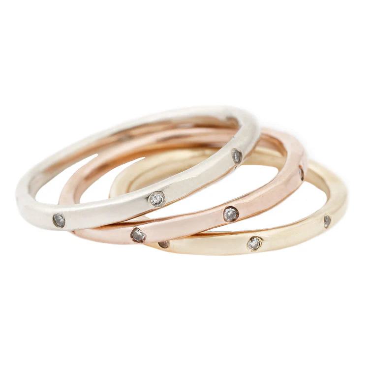 Eight White Diamond Band - Image 3