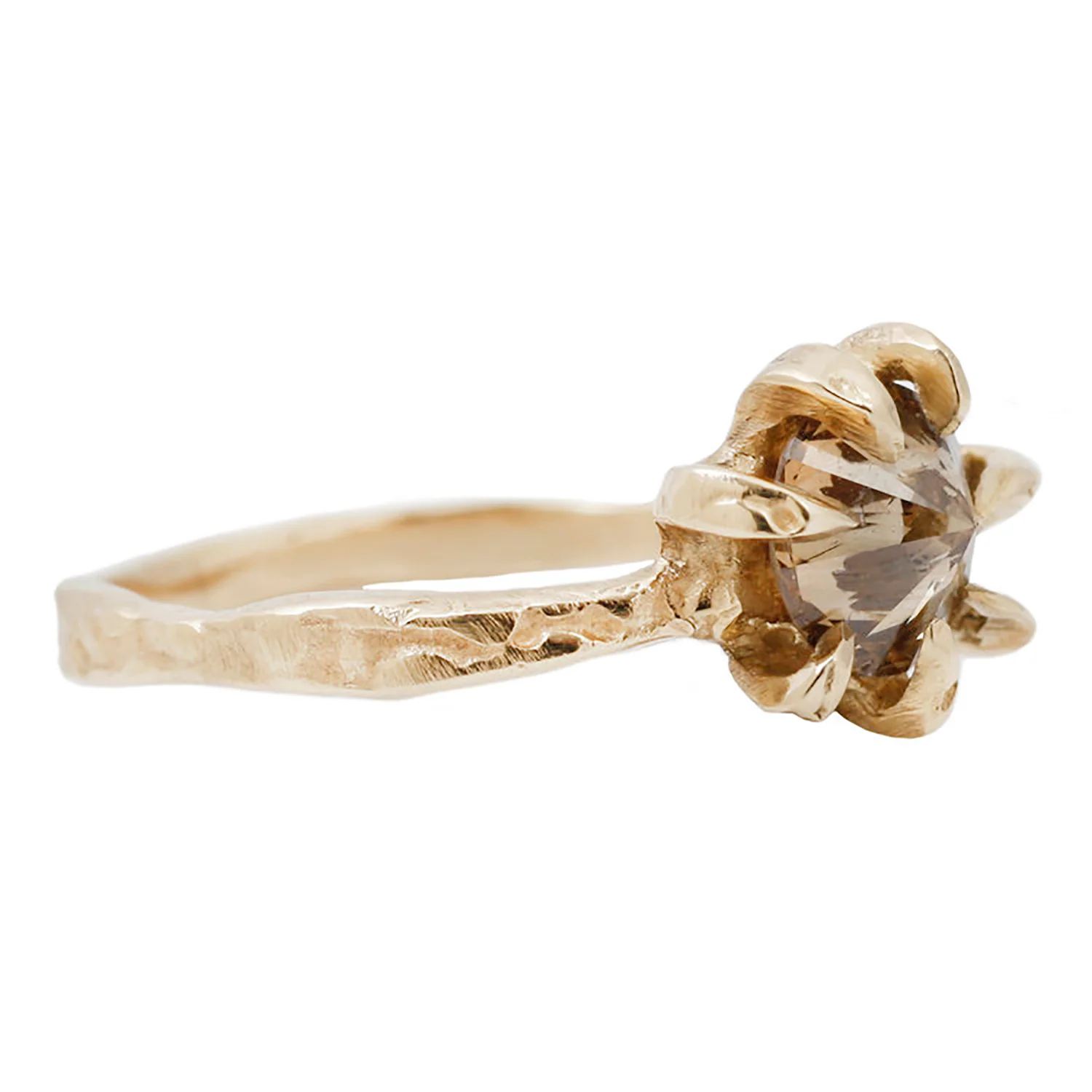 Diamond Stingray Solitaire Ring - Image 3