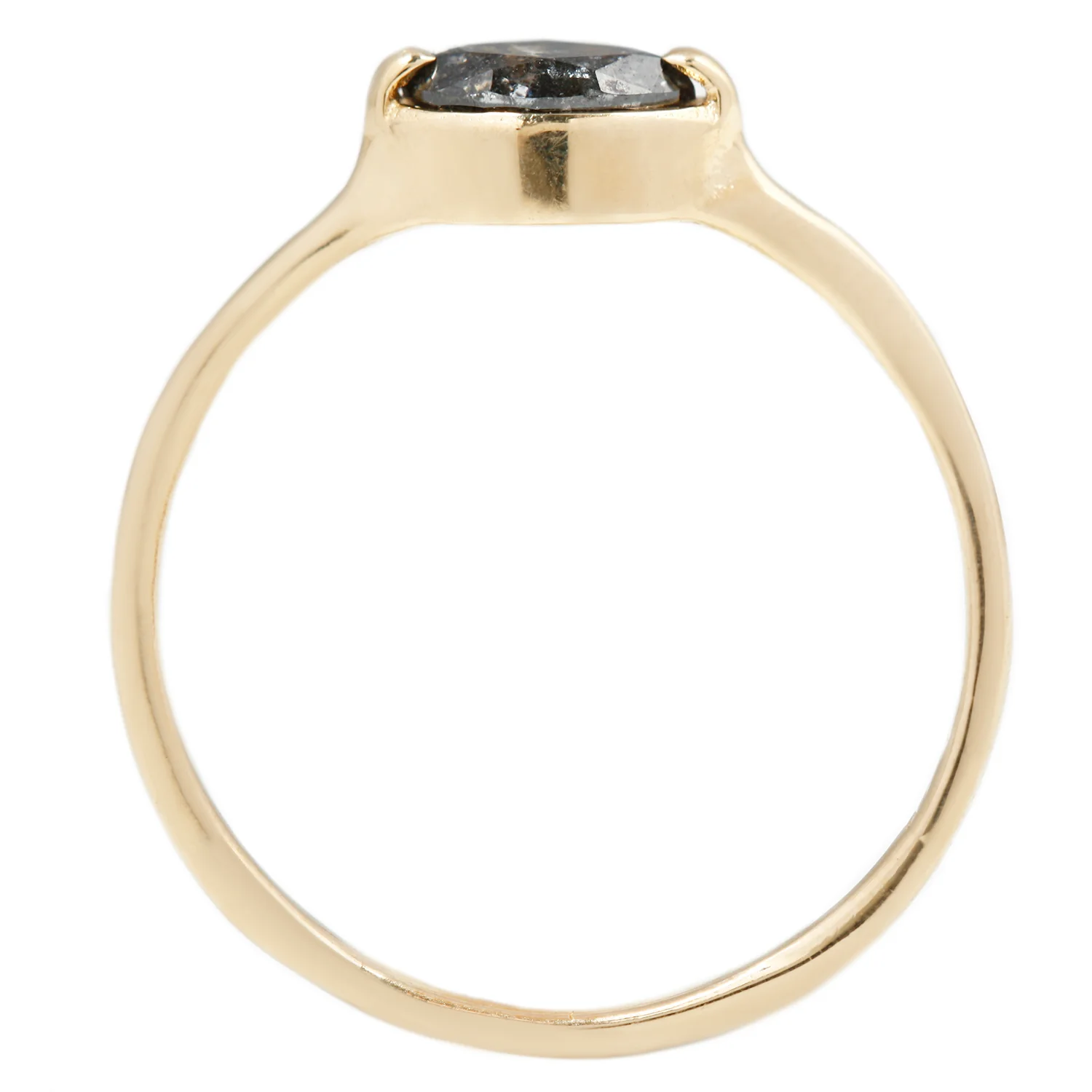 Gray Diamond Marquise Ring - Image 4
