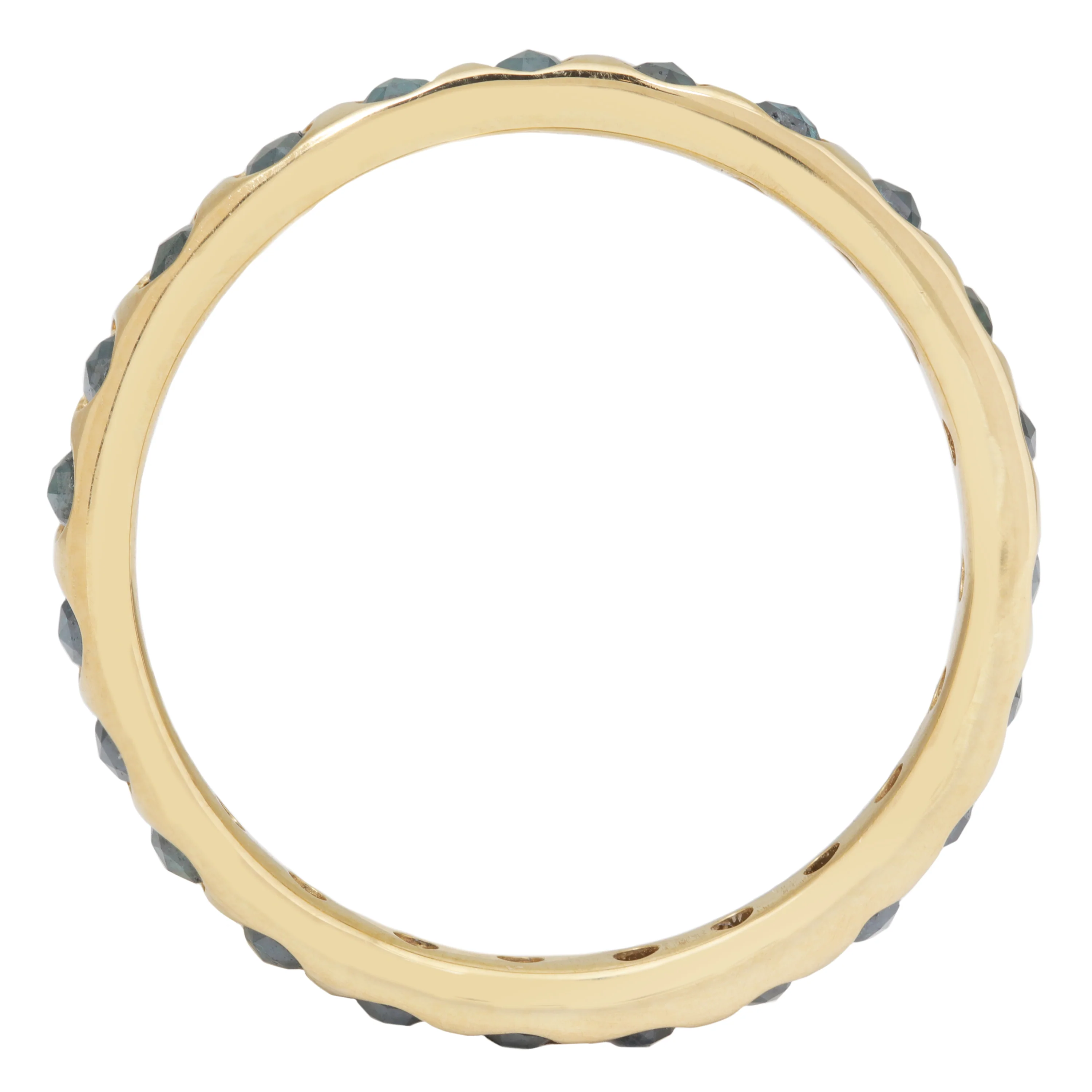 Green Diamond Eternity Band - Image 5