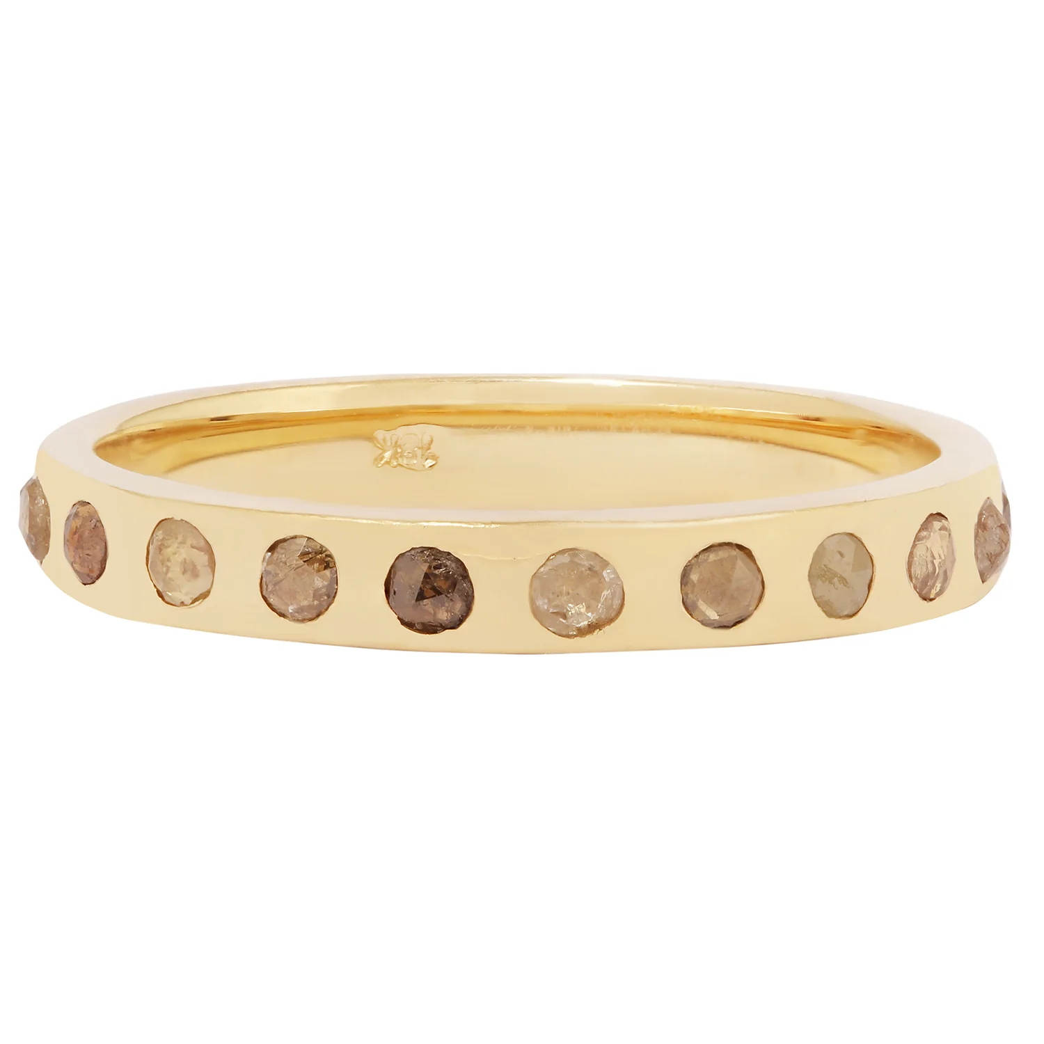 Brown Diamond Eternity Band
