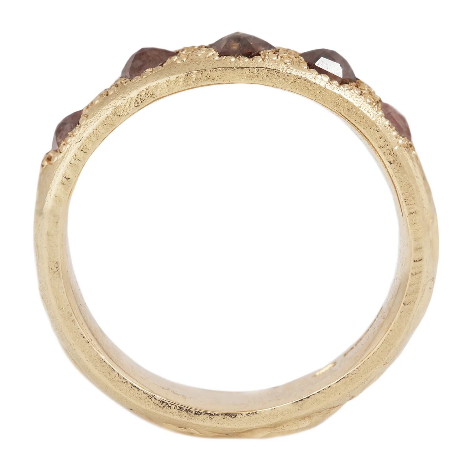 LX Hexagon Diamond Scatter Ring - Image 5