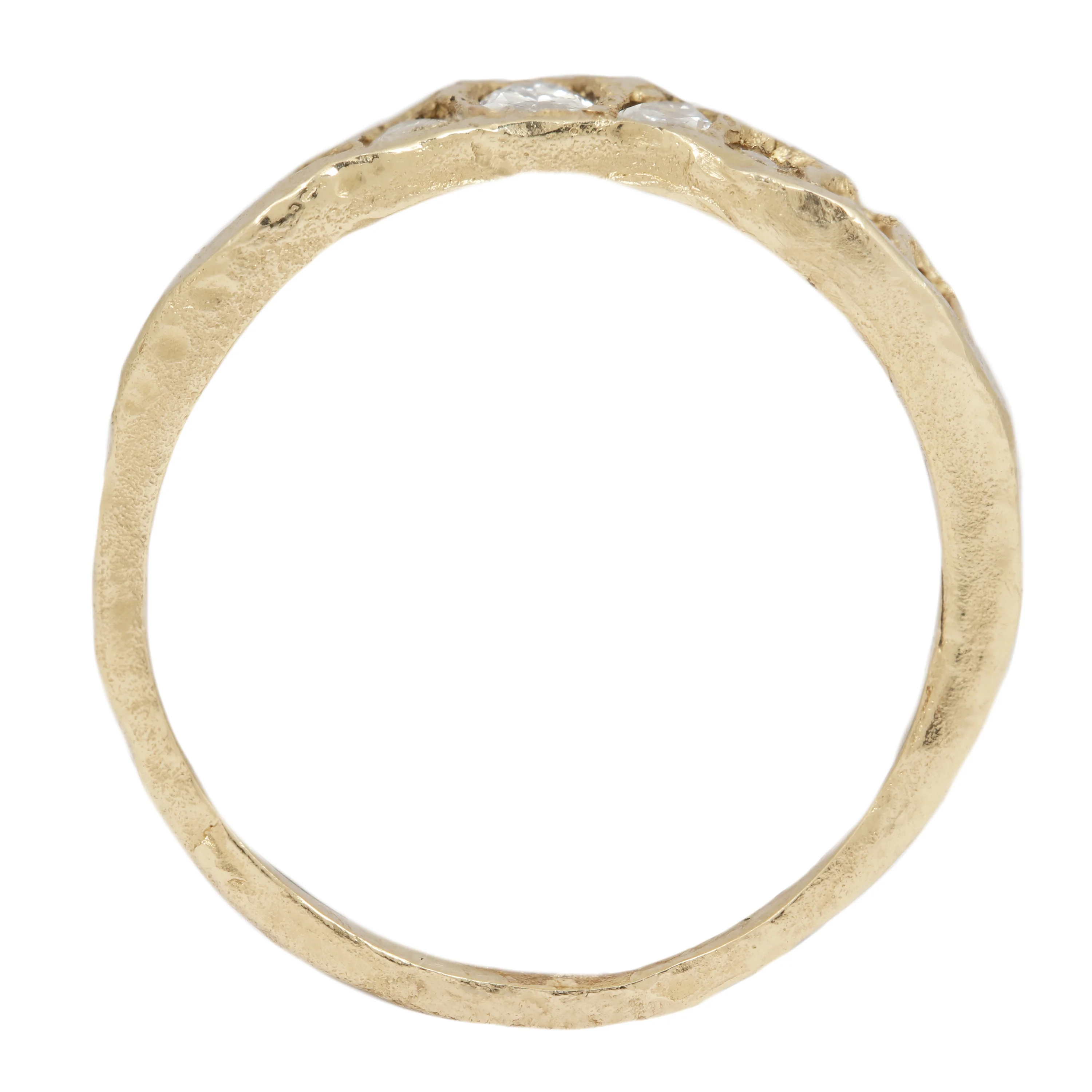 LX Marquise Diamond V Shape Scatter Ring - Image 5