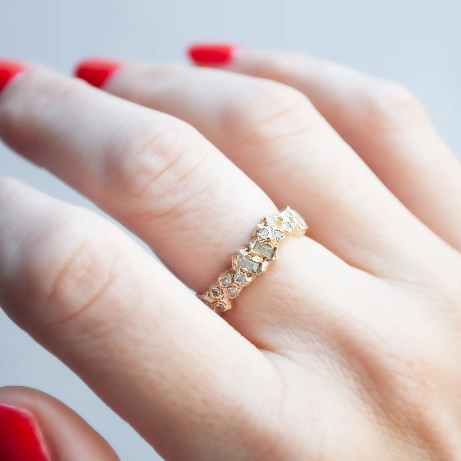 LX Mixed Cut Eternity Scatter Band - Image 2
