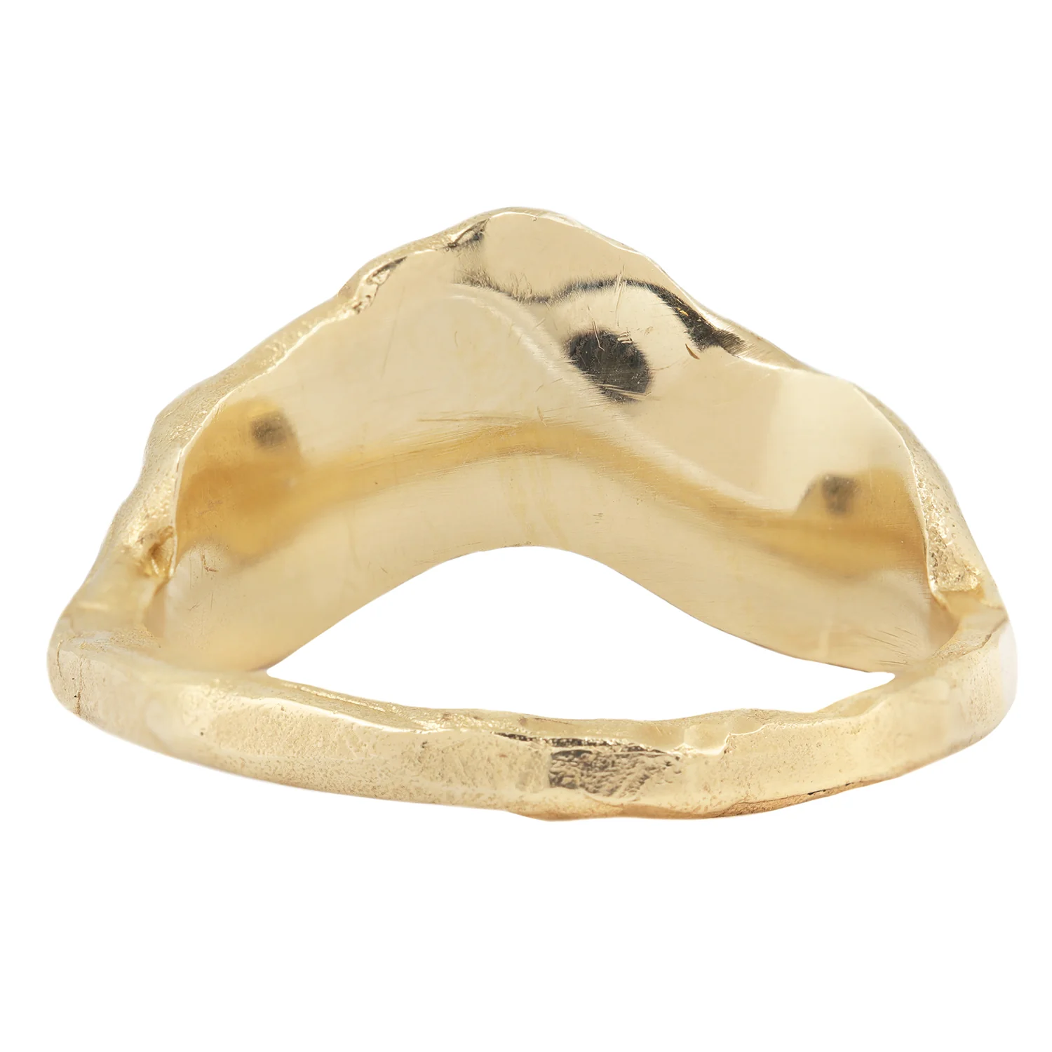 LXI Gray Diamond V Shape Scatter Ring - Image 4