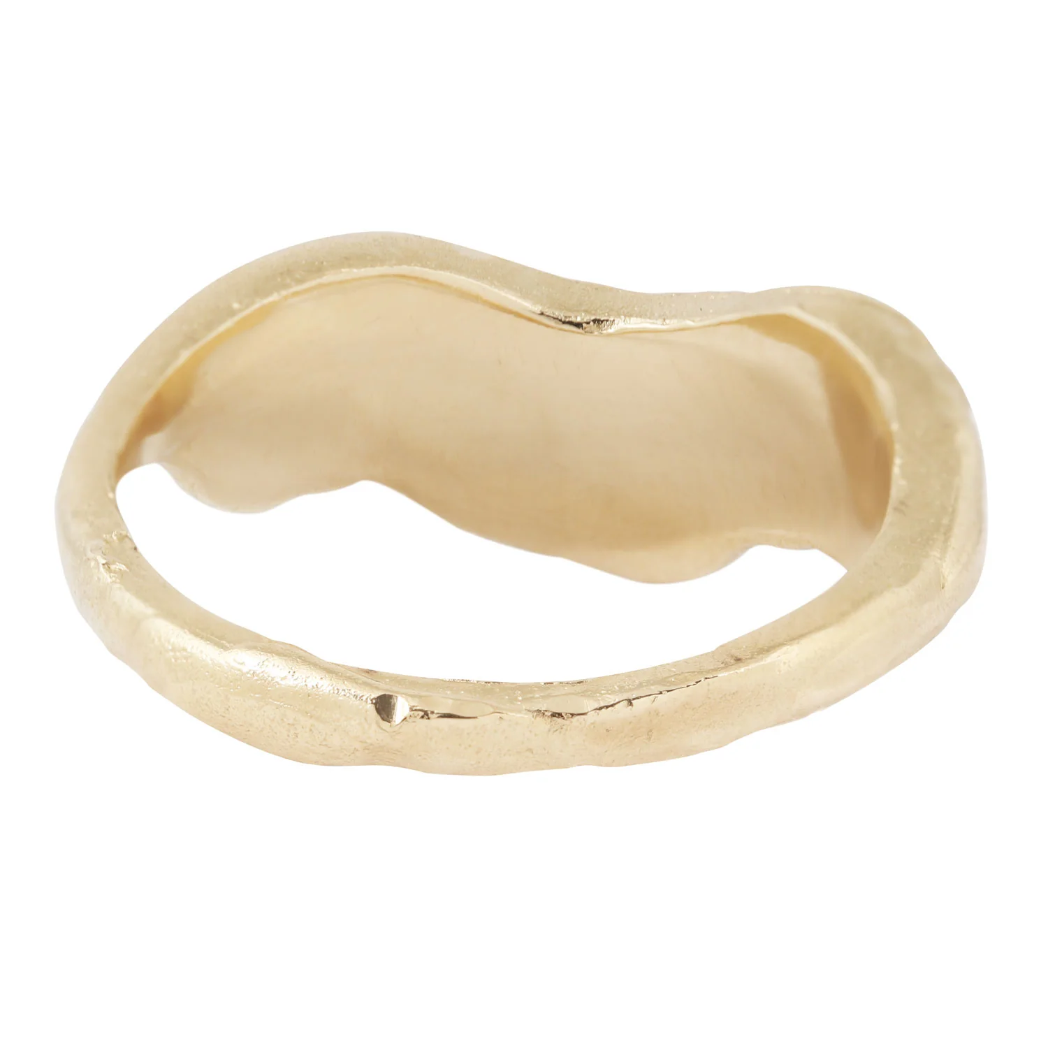 LXI Orange Diamond V Shape Scatter Ring - Image 4