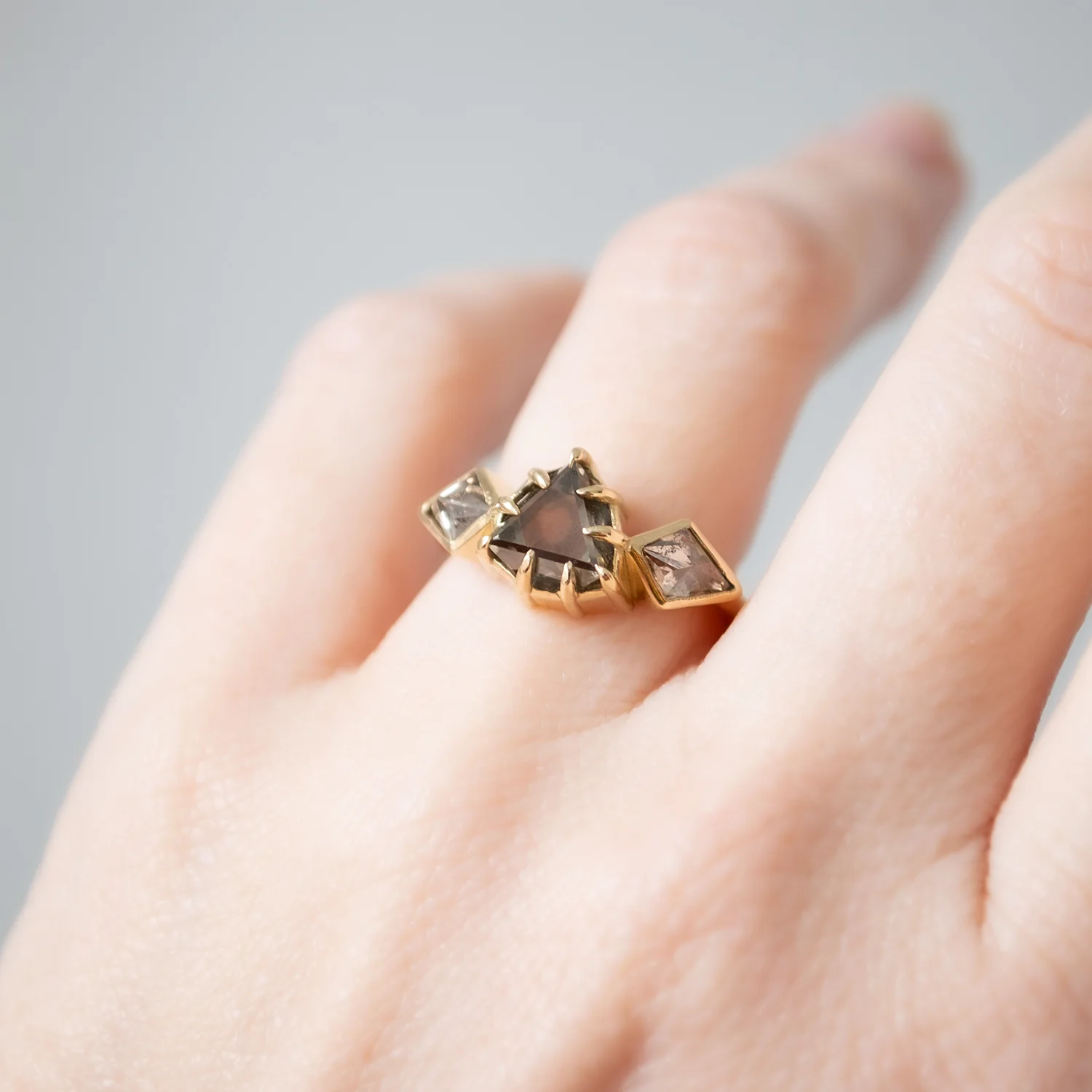 Macle Diamond Crown Ring - Image 2
