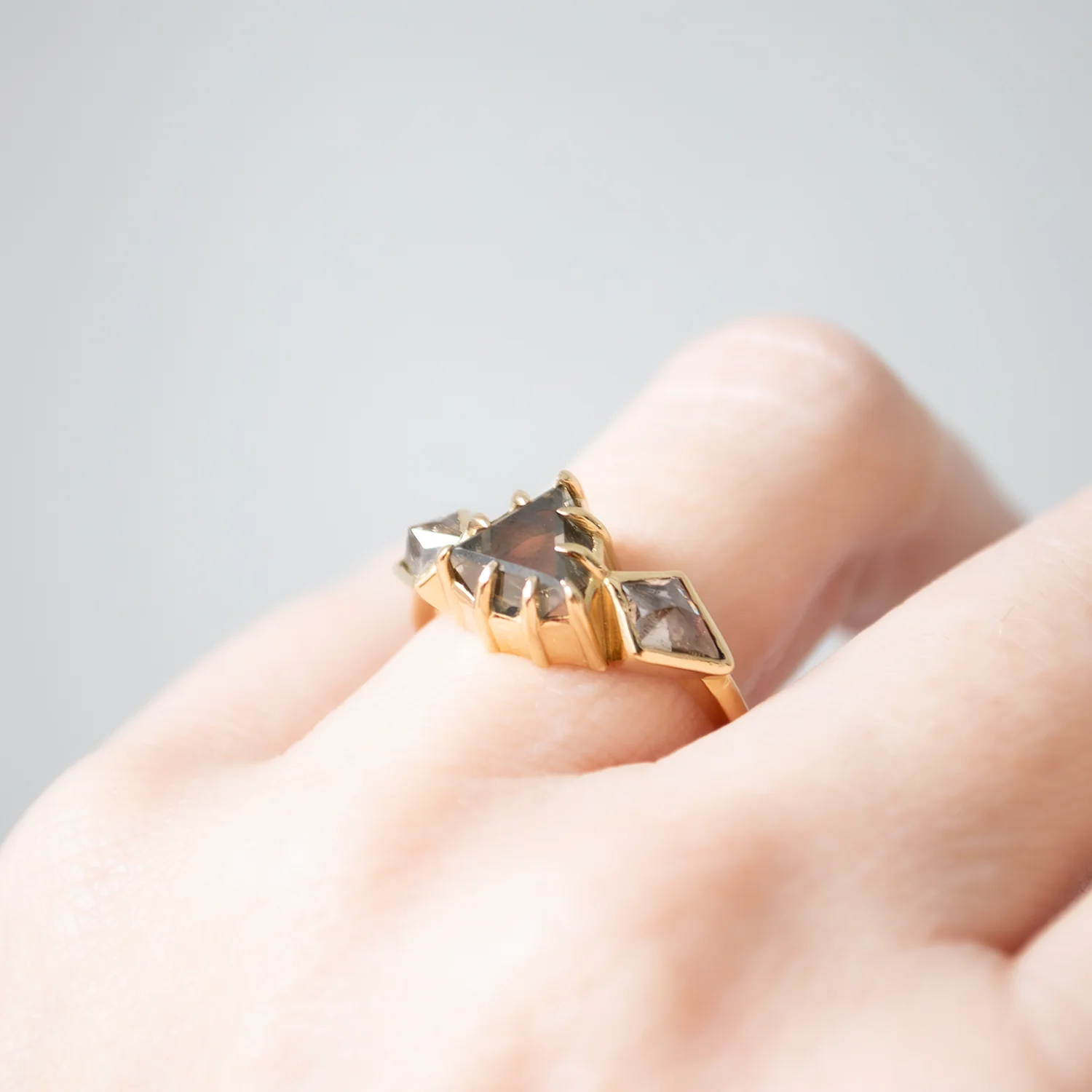 Macle Diamond Crown Ring - Image 6