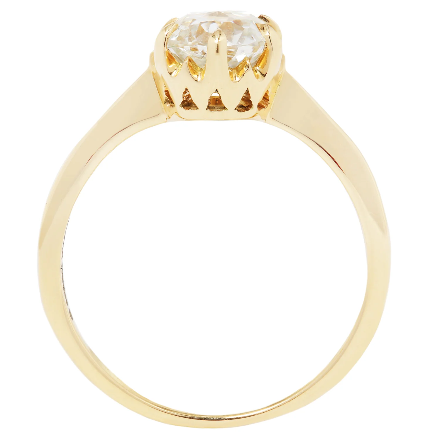 Majestic Crown Jubilee Diamond Solitaire - Image 4