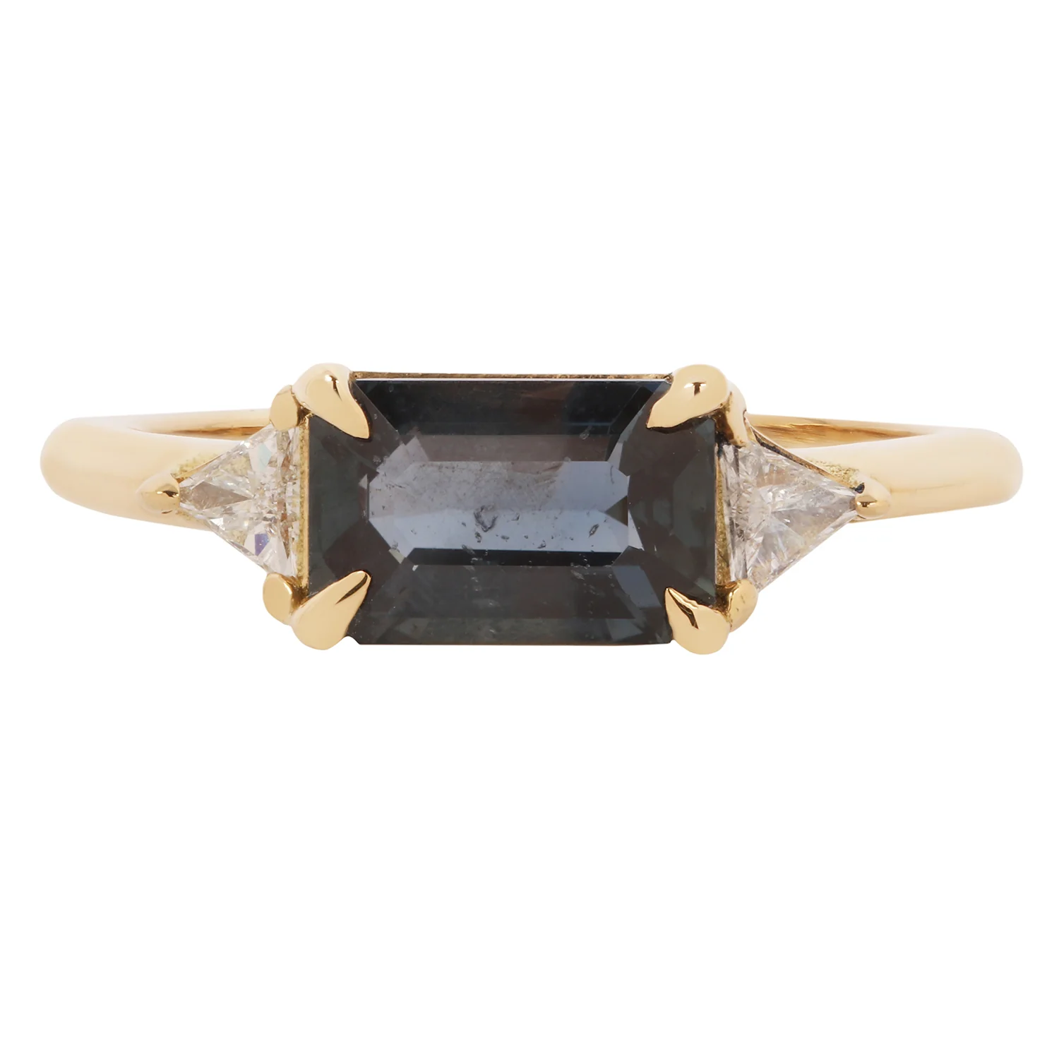 Majestic Teal Sapphire Ring