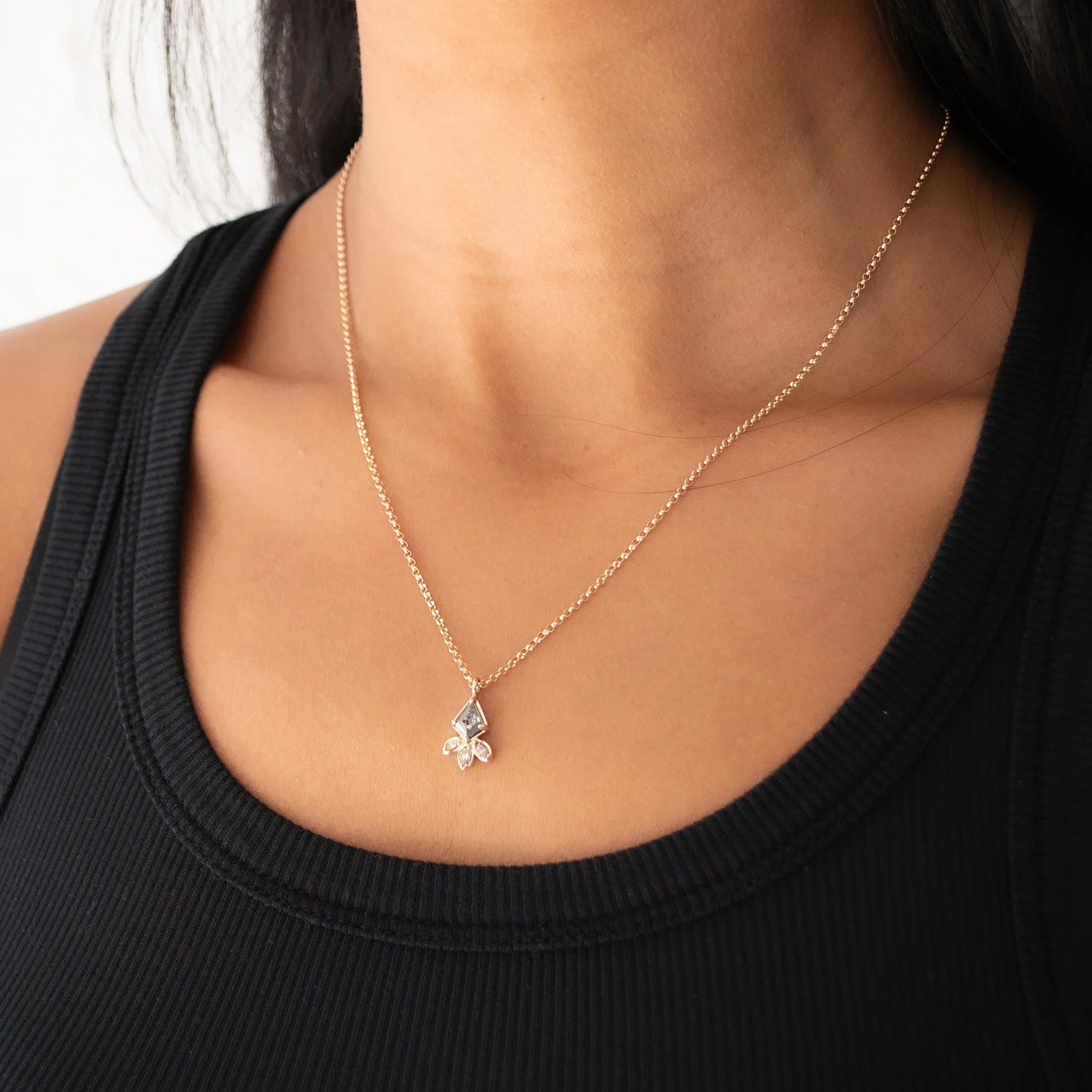 Marquise Kite Diamond Necklace - Image 2