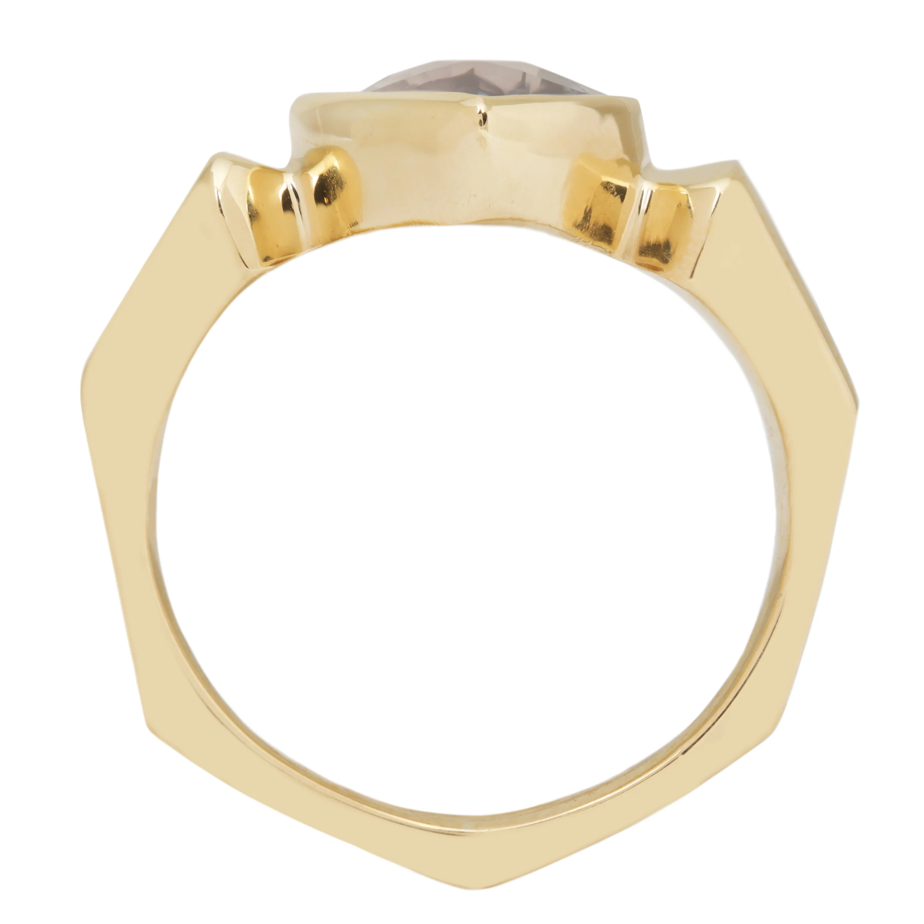 Mauve Sapphire Lighthouse Ring - Image 5