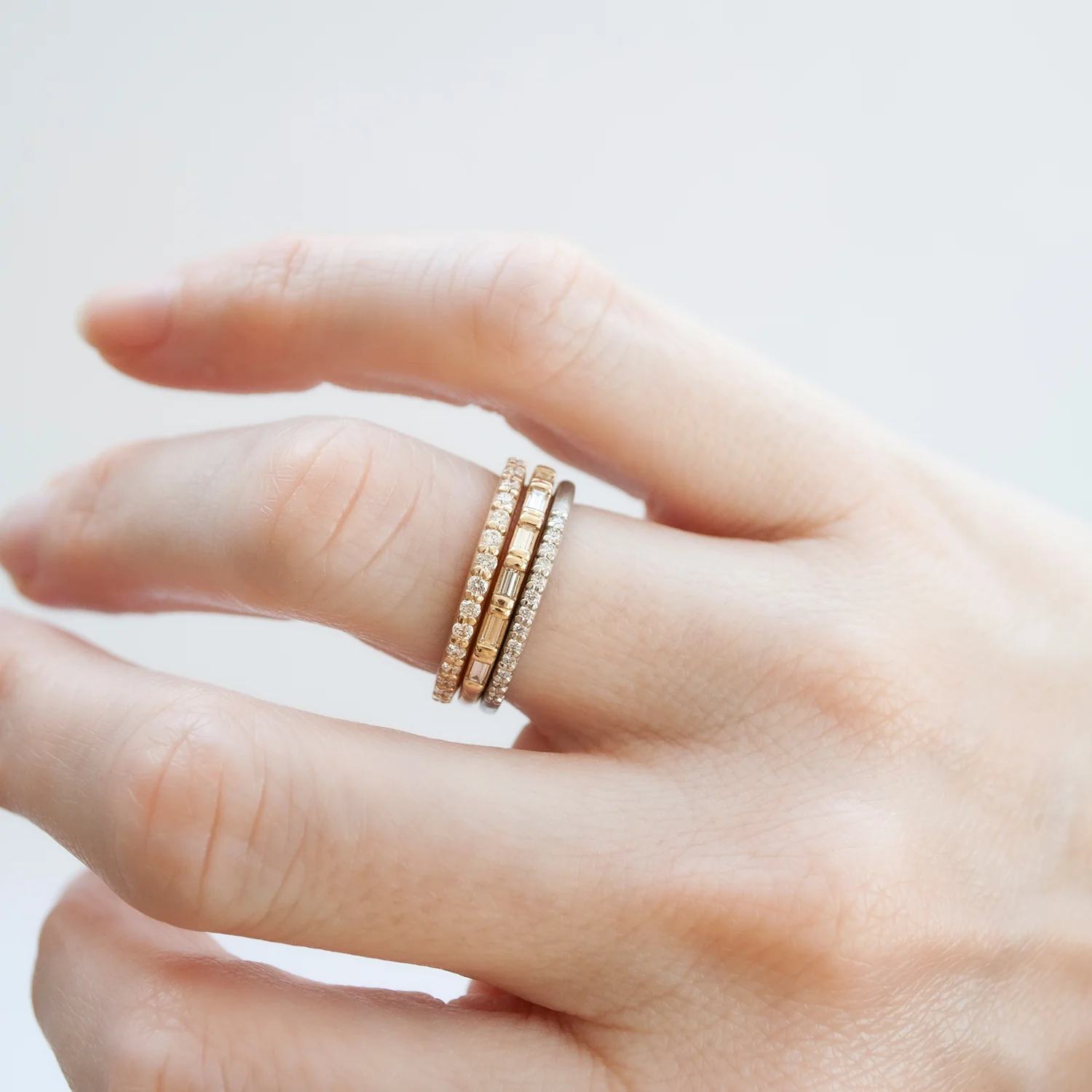 Medium Pavé Diamond Band - Image 2
