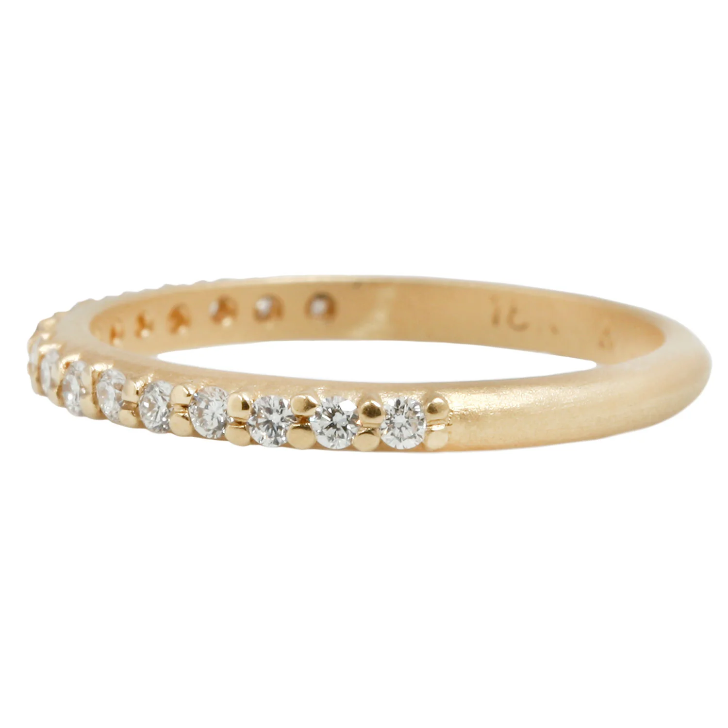 Medium Pavé Diamond Band - Image 3