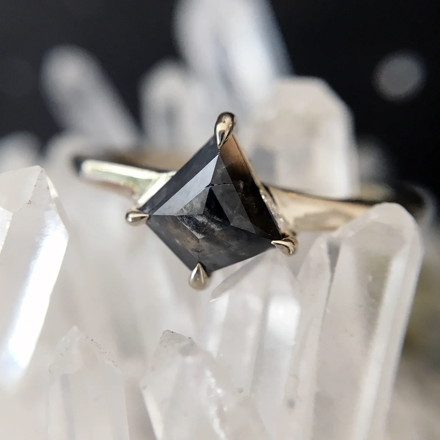 Midnight Flight Solitaire Ring - Image 6