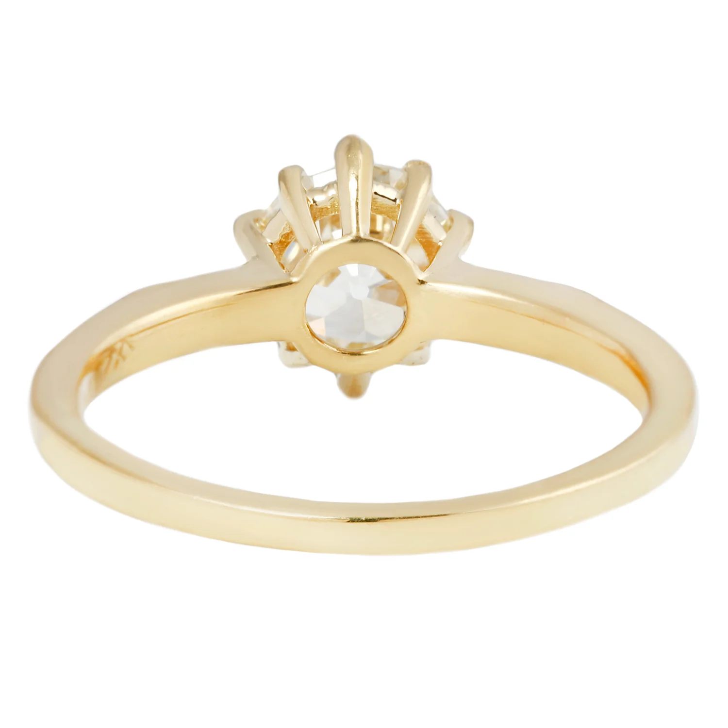 Mirror Diamond Solitaire Ring - Image 4