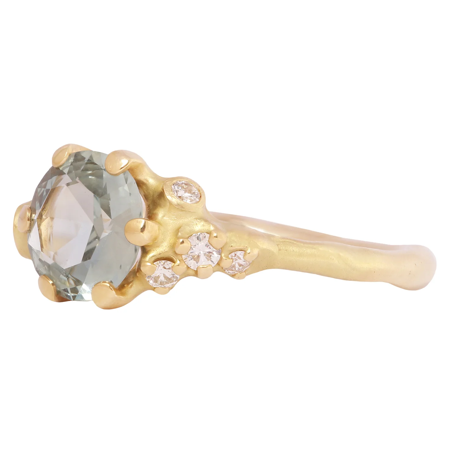 Montana Sapphire Tideworn Cluster Ring - Image 3