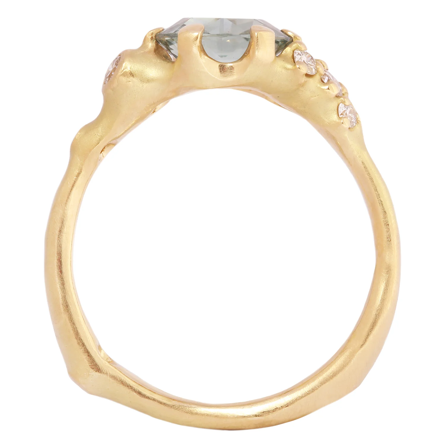 Montana Sapphire Tideworn Cluster Ring - Image 5