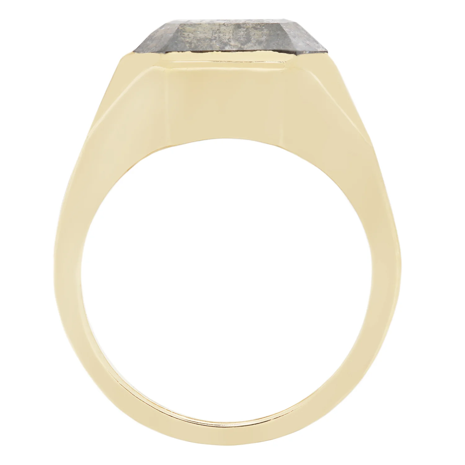 Moon Dust Diamond Signet Ring - Image 4