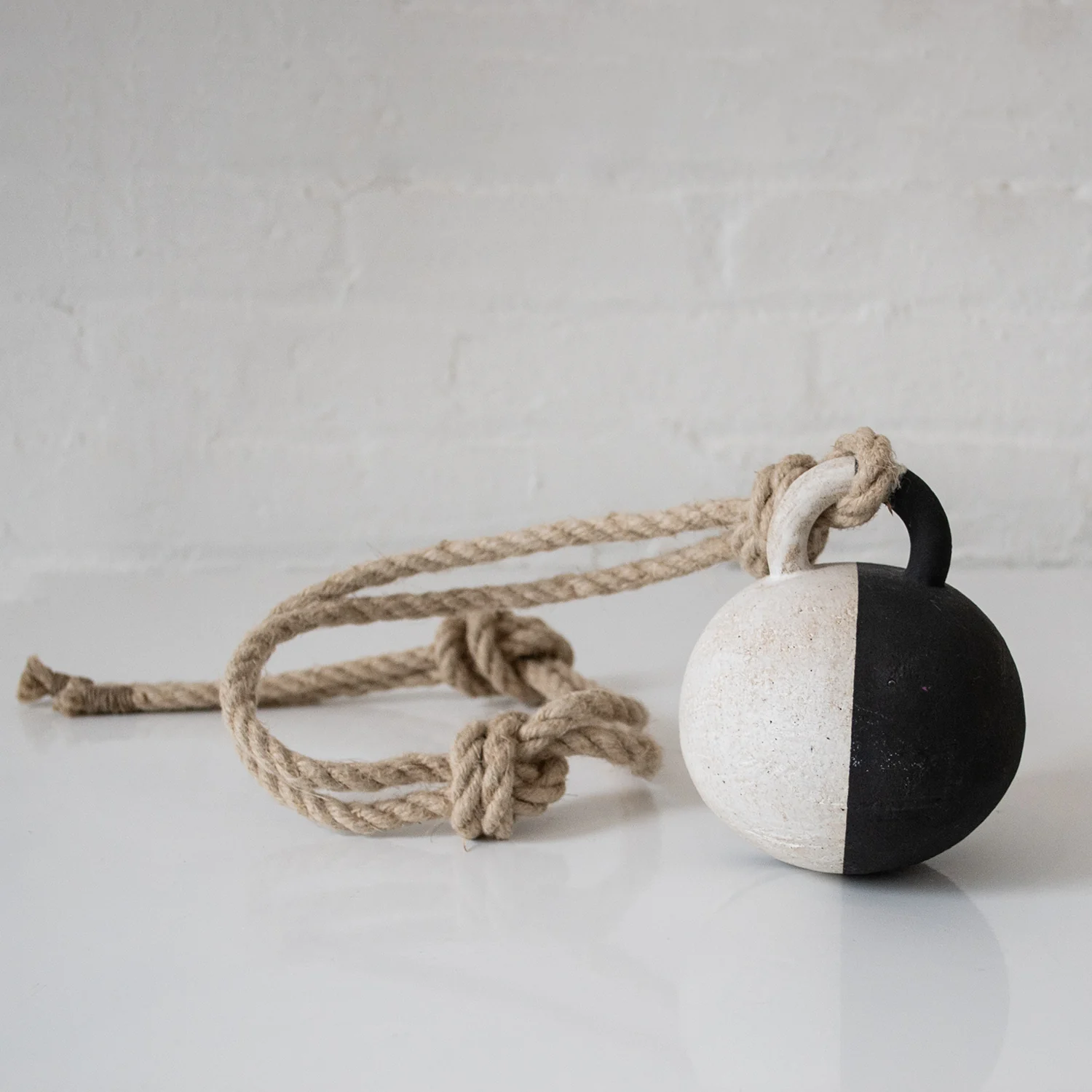 Black & White Round Jingle Bell - Image 3