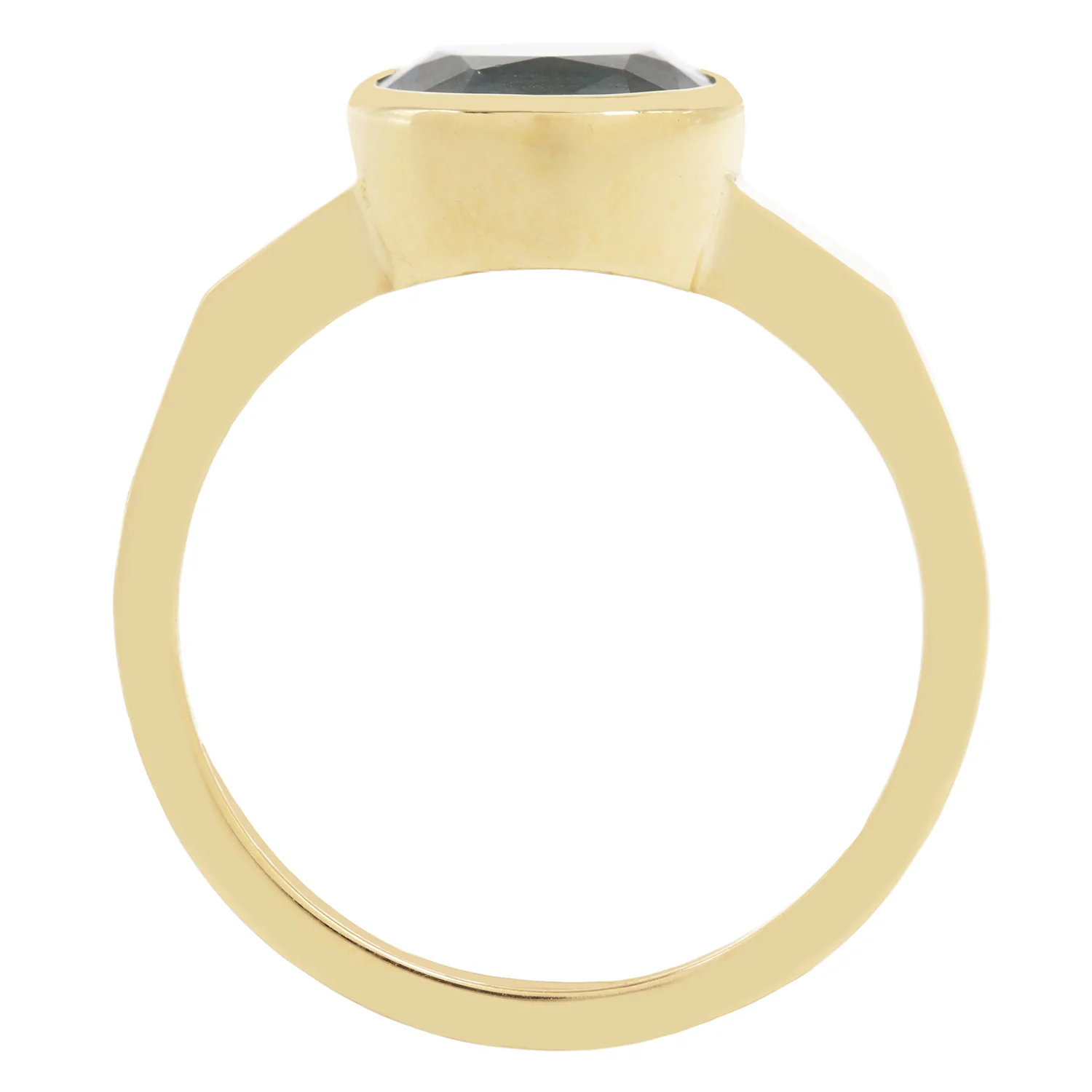 Mystic Teal Sapphire Ring - Image 4