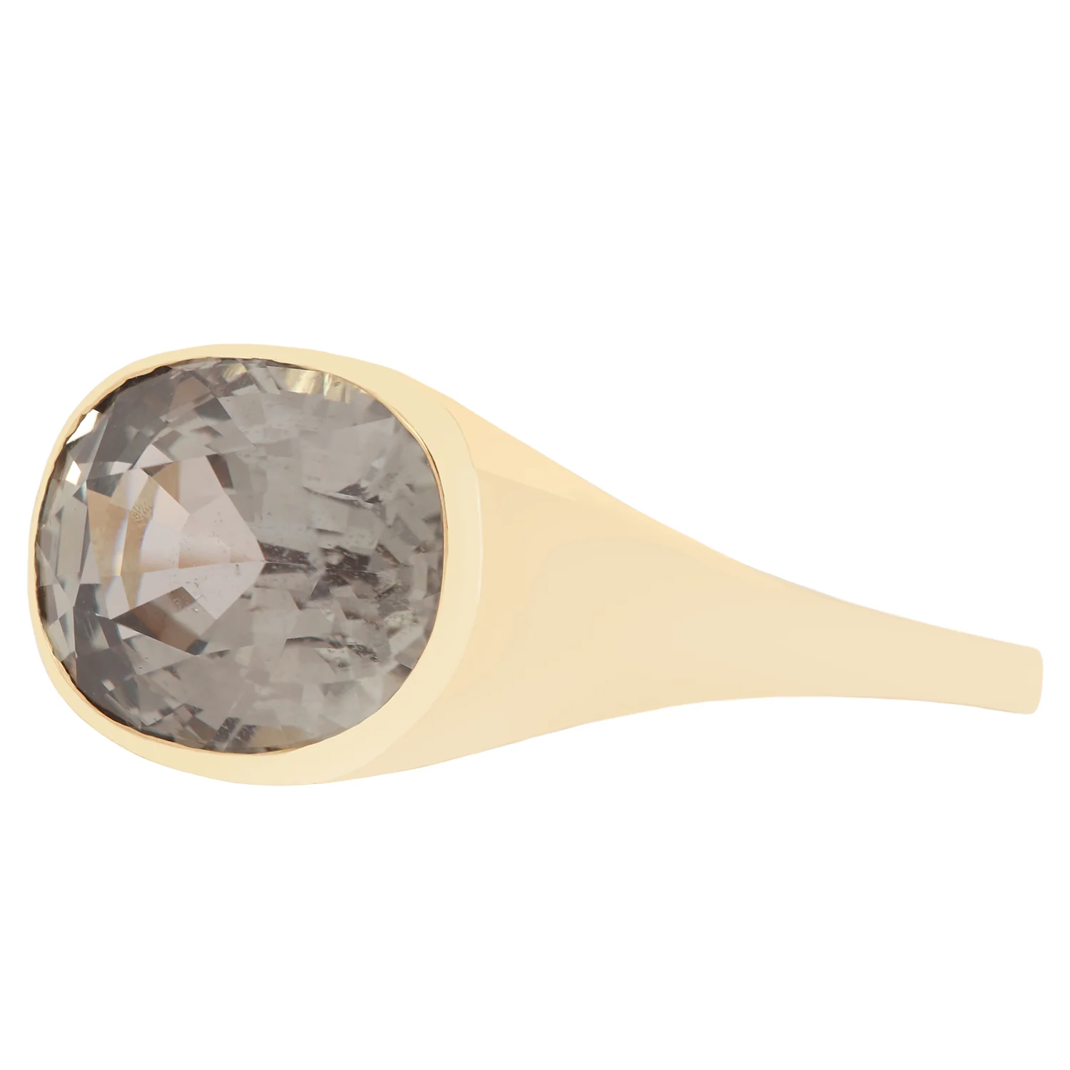 Night Sky Sapphire Signet Ring - Image 3