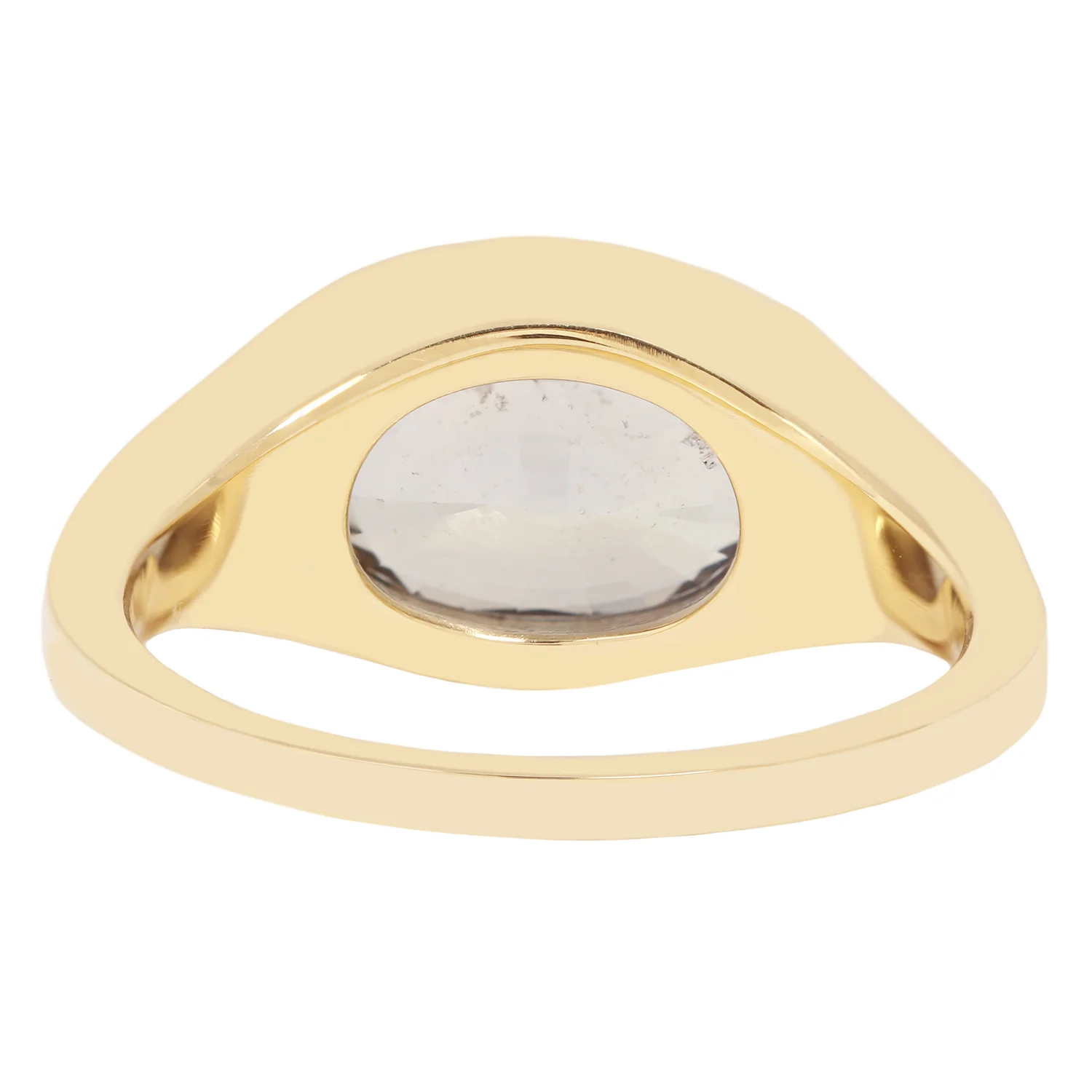 Night Sky Sapphire Signet Ring - Image 4