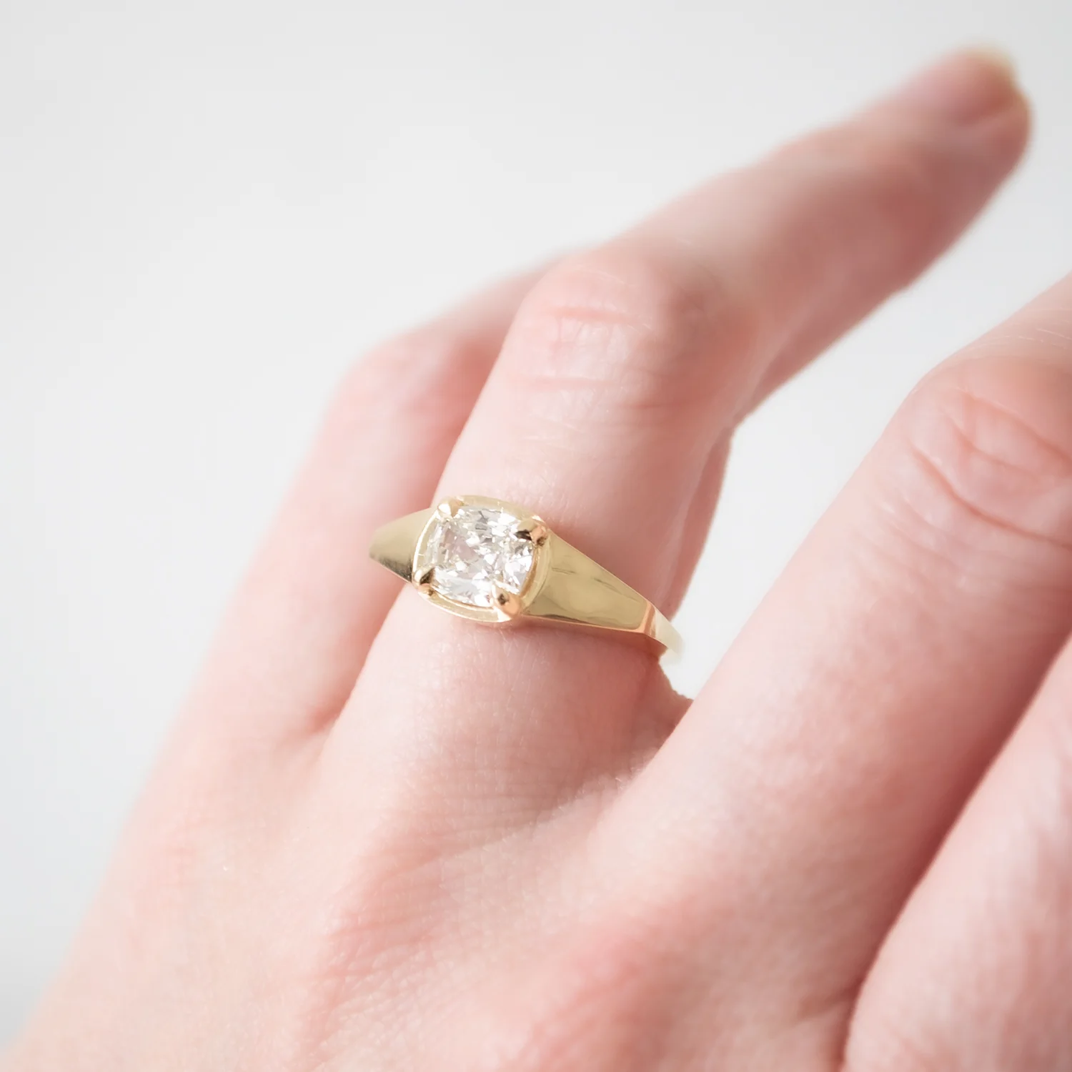 Nouveau Diamond Empire Ring - Image 6